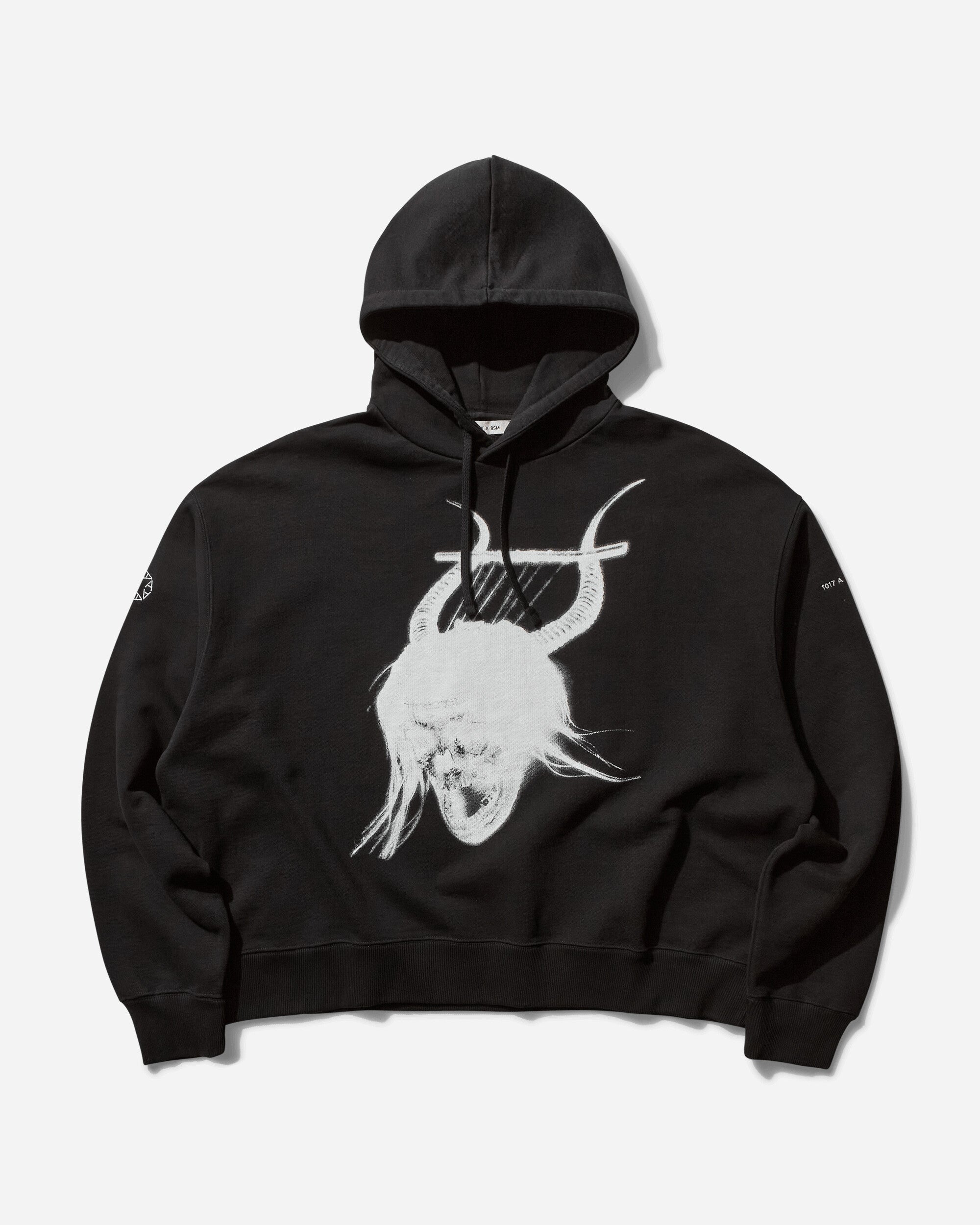 1017 ALYX 9SM Skull Hoodie Black Sweatshirts Hoodies AAMSW0270FA01 BLACK