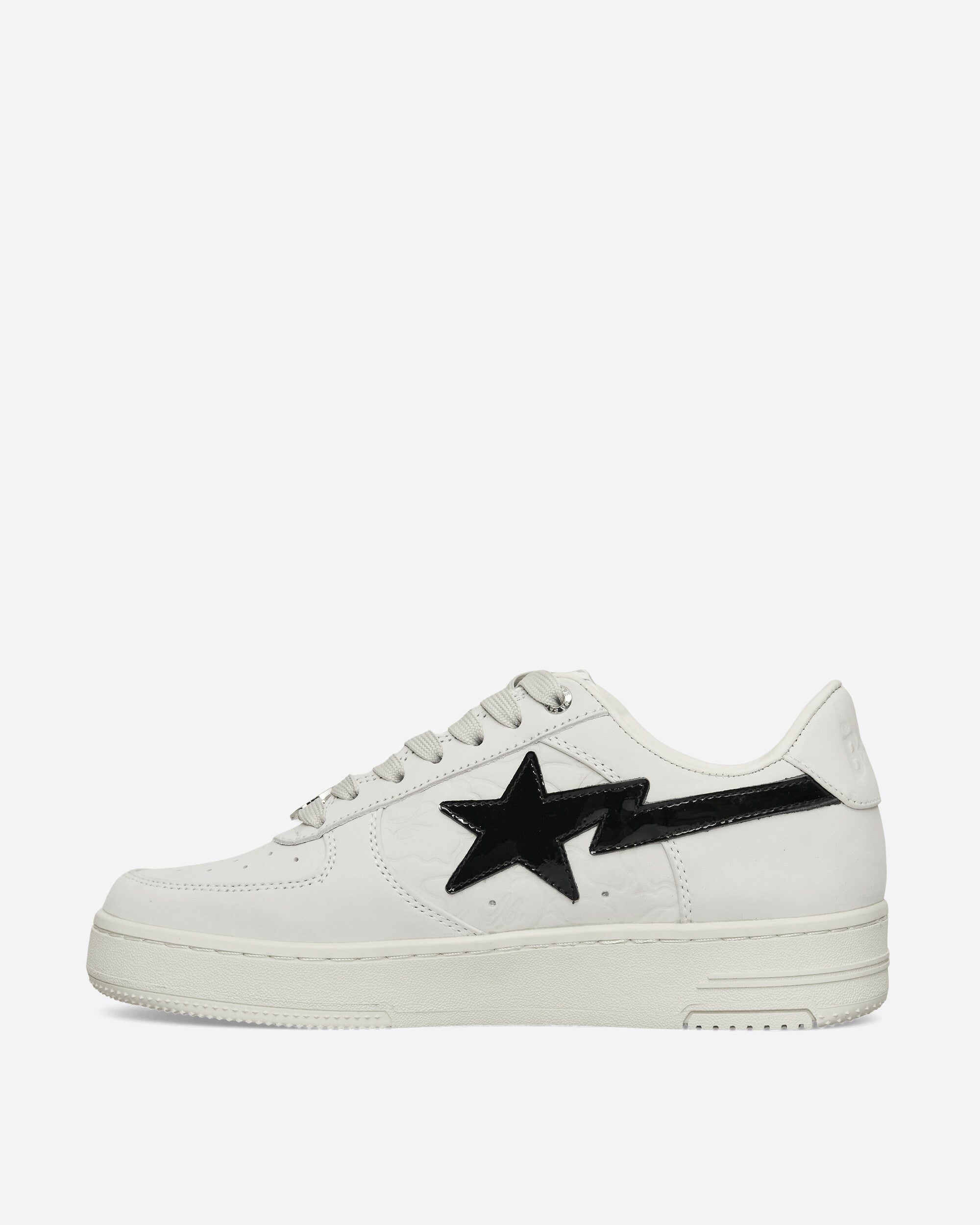 A Bathing Ape Bape Sta #3 M2 White Sneakers Low 1L30191310 WHITE