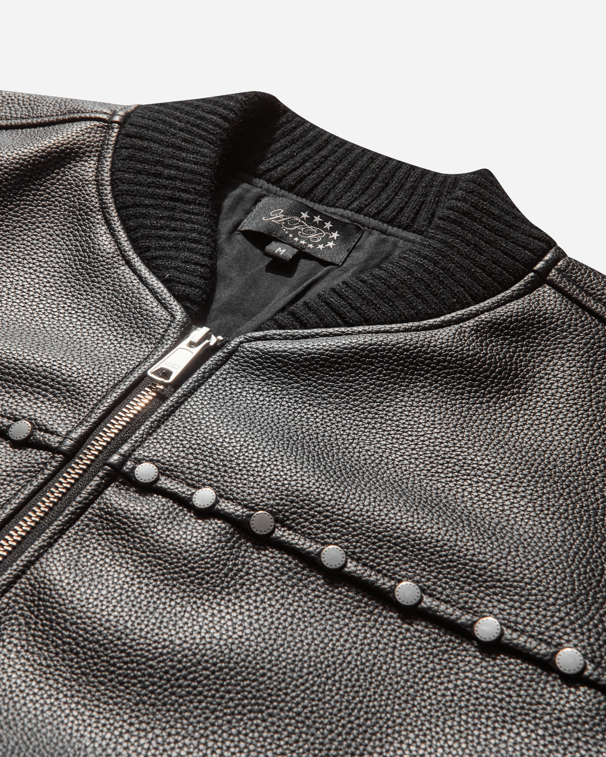 AFB Studded Bomber Jacket Black Coats and Jackets Jackets BMBJKT BLACK