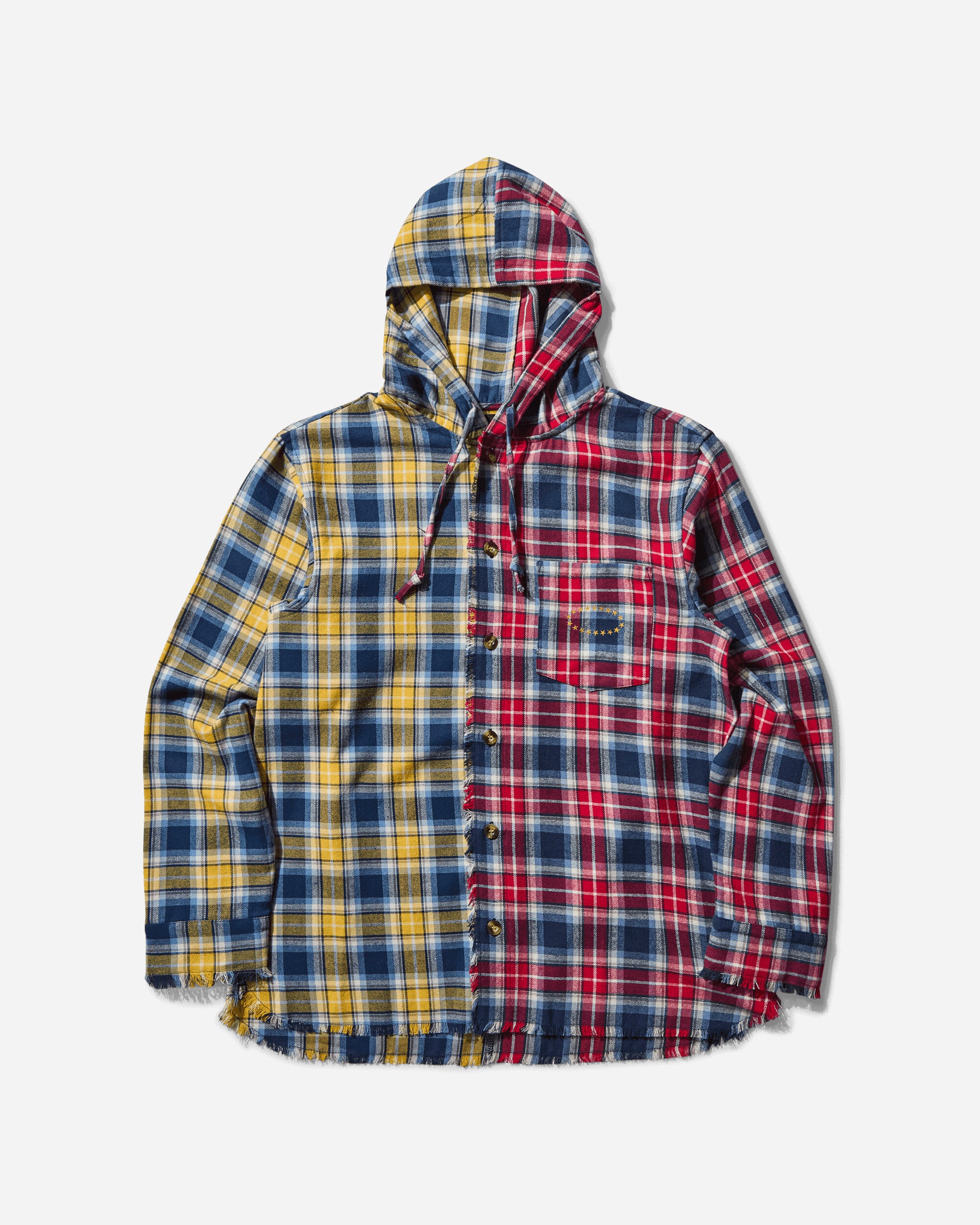 AFB Hooded Shirts Yellow-Red Shirts Longsleeve Shirt HODSHIRT YELLOWRED