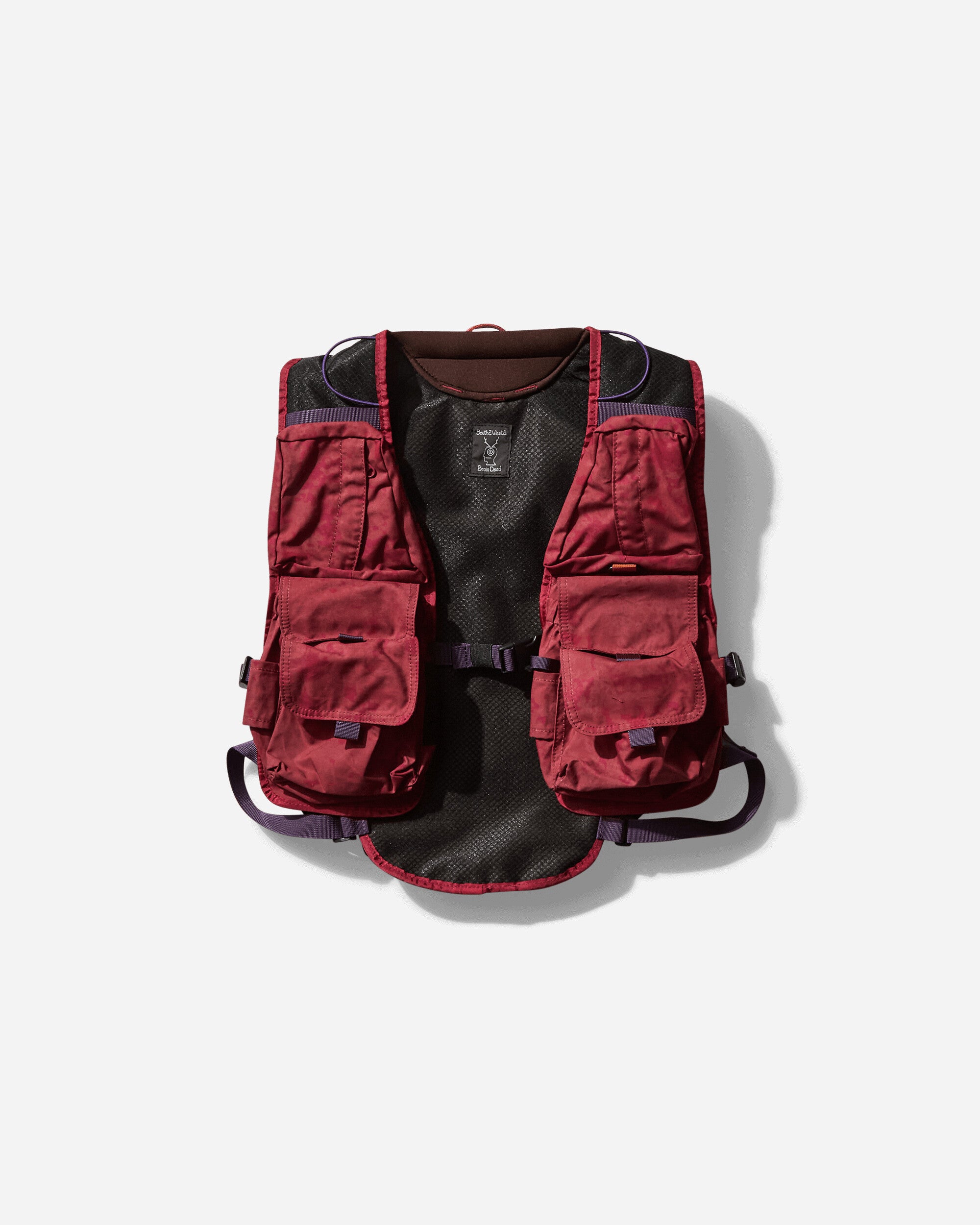 Brain Dead S2 W8 X Brain Dead Fishing Vest Pack Pink Coats and Jackets Vests BDP24A000040 PNK