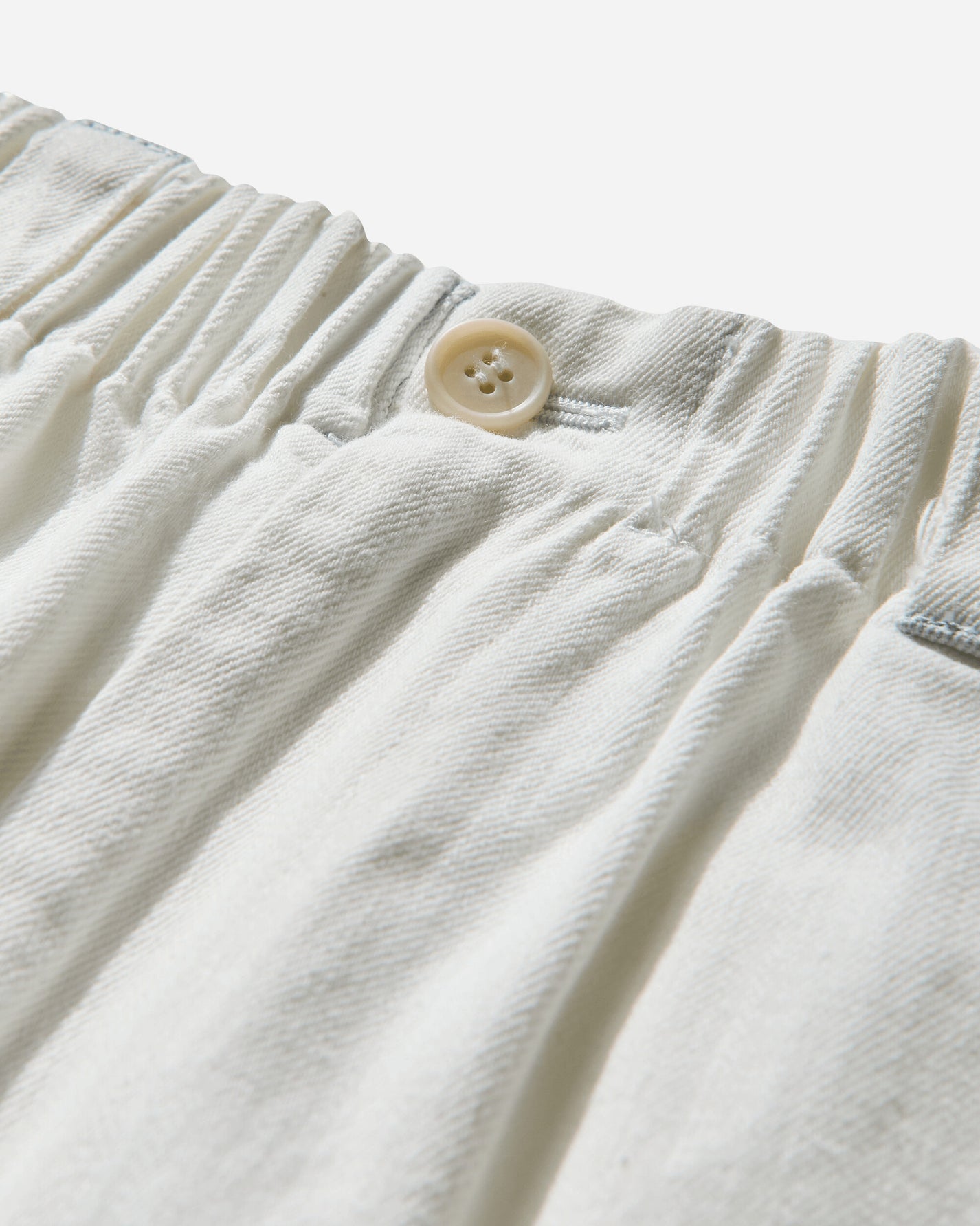 Cav Empt Ult Bleached Denim Comfort Pants White Pants Denim CES27PT11 WHITE