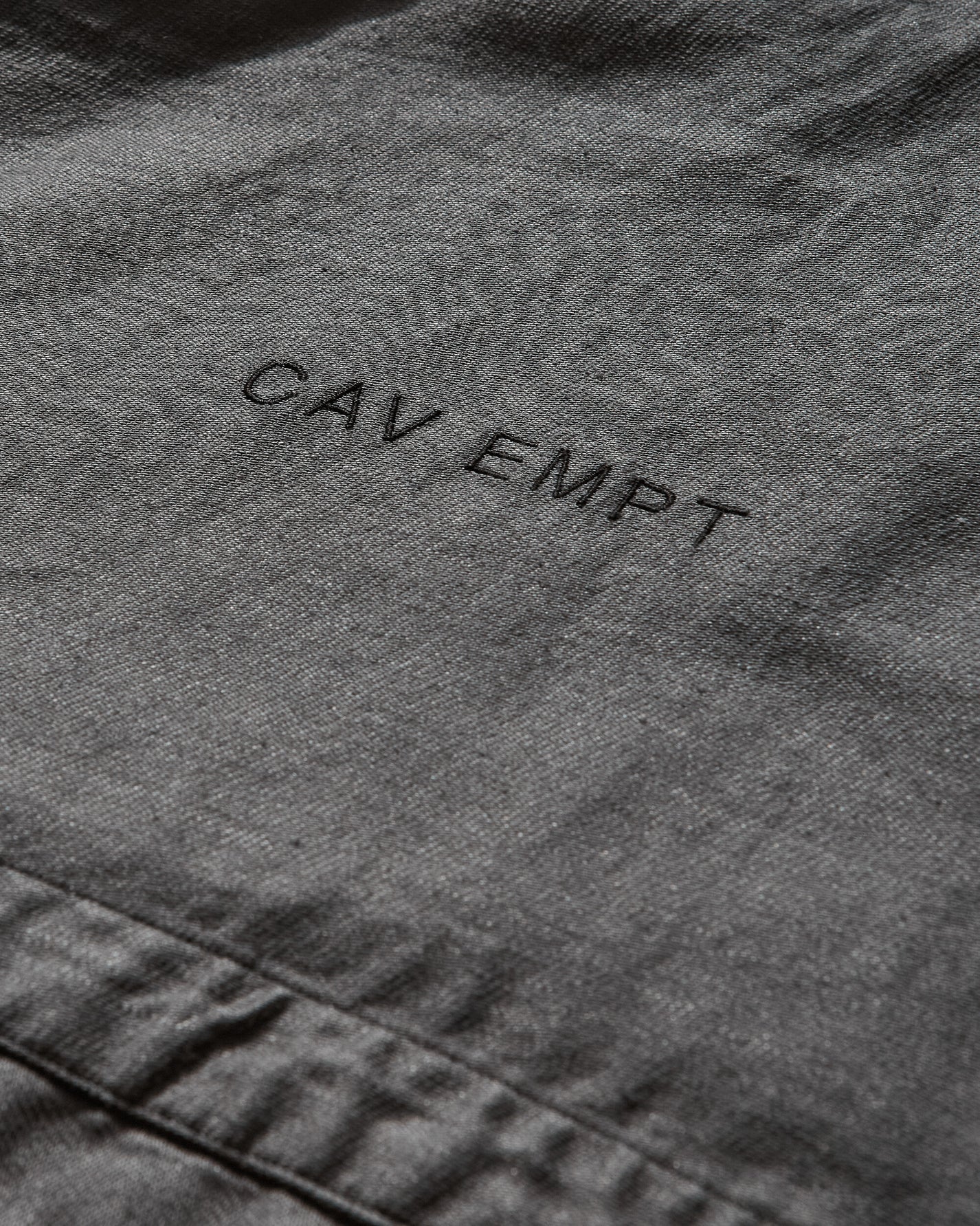 Cav Empt Cotton Linen Casual Shirt Charcoal Shirts Longsleeve Shirt CES27SH05 CHARCOAL