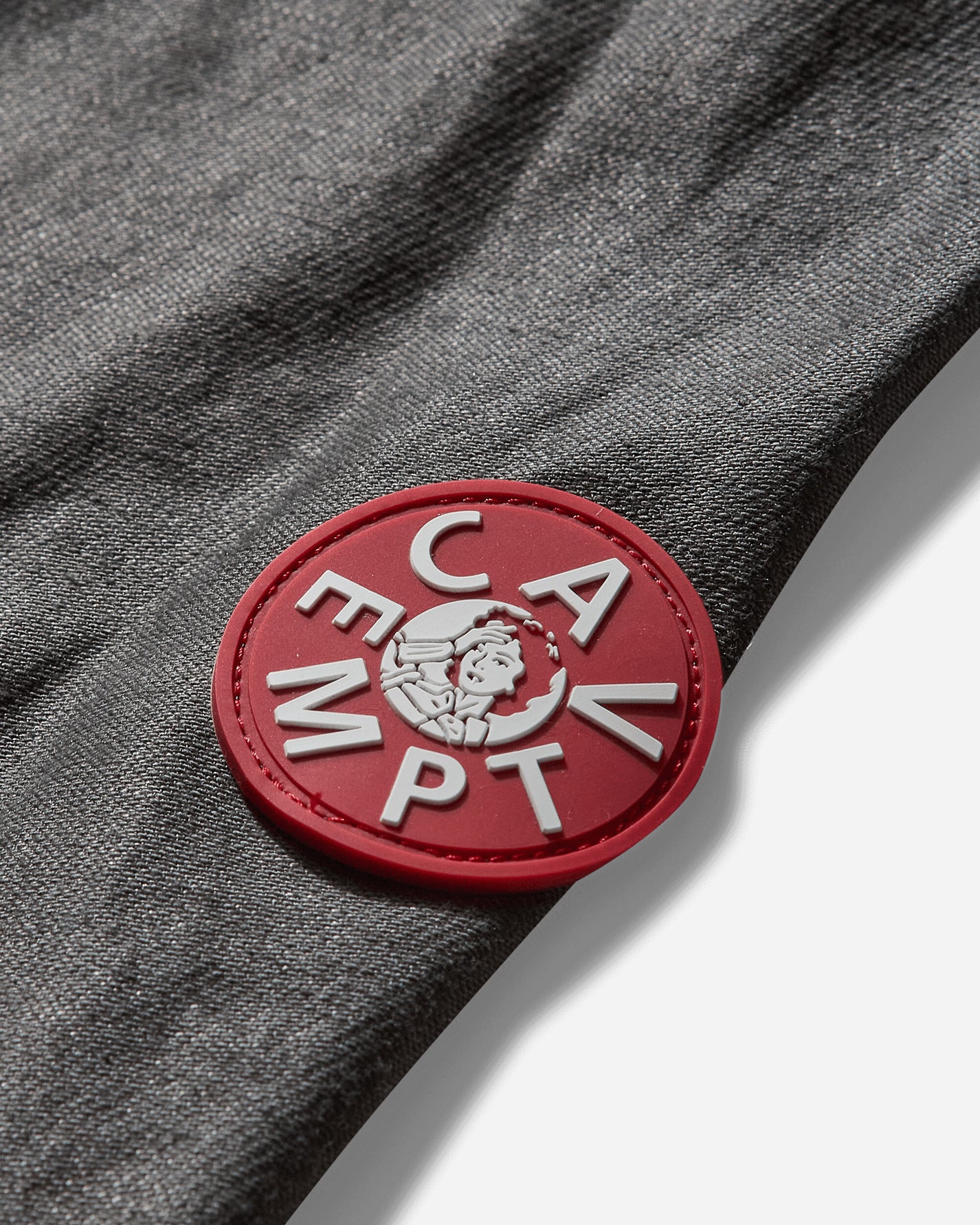 Cav Empt Cotton Linen Casual Shirt Charcoal Shirts Longsleeve Shirt CES27SH05 CHARCOAL