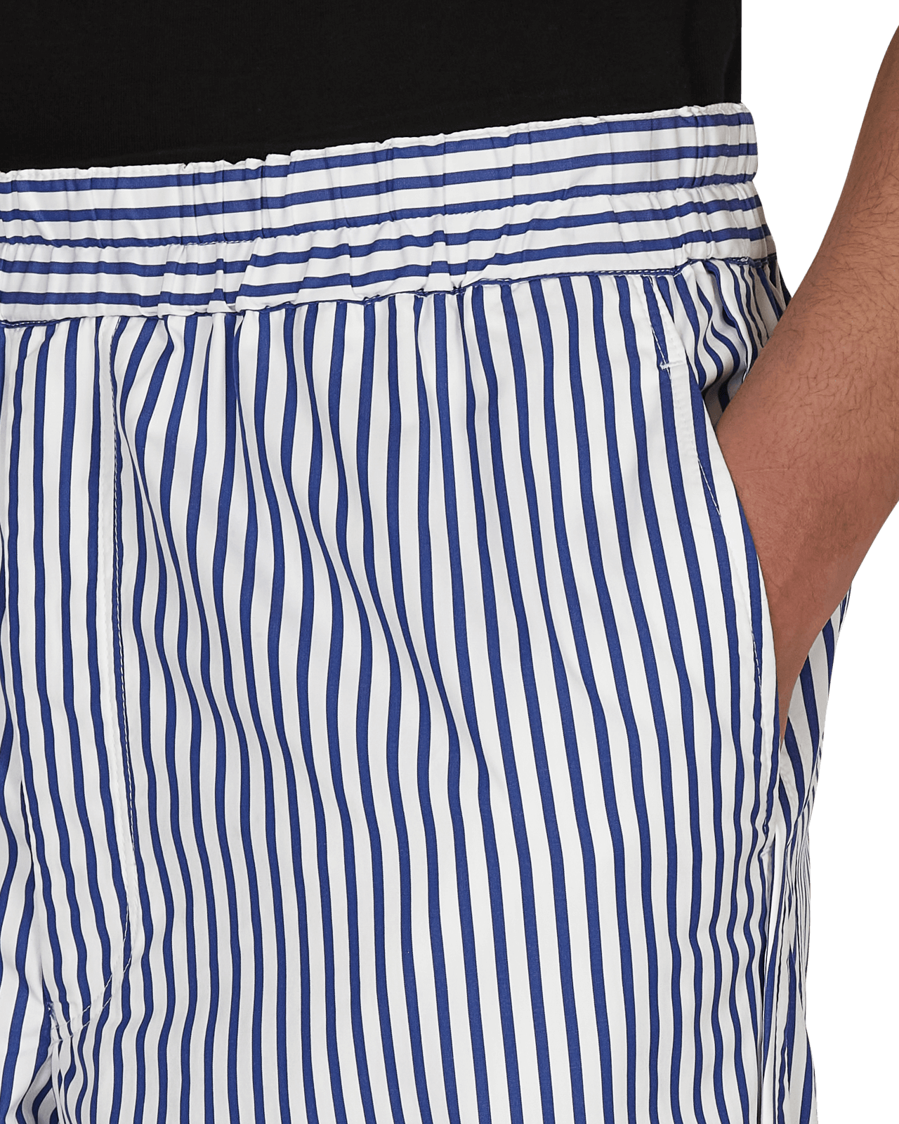 Comme Des Garçons Shirt Woven Blue Stripe 1 Pants Trousers FG-P008-SS21 1