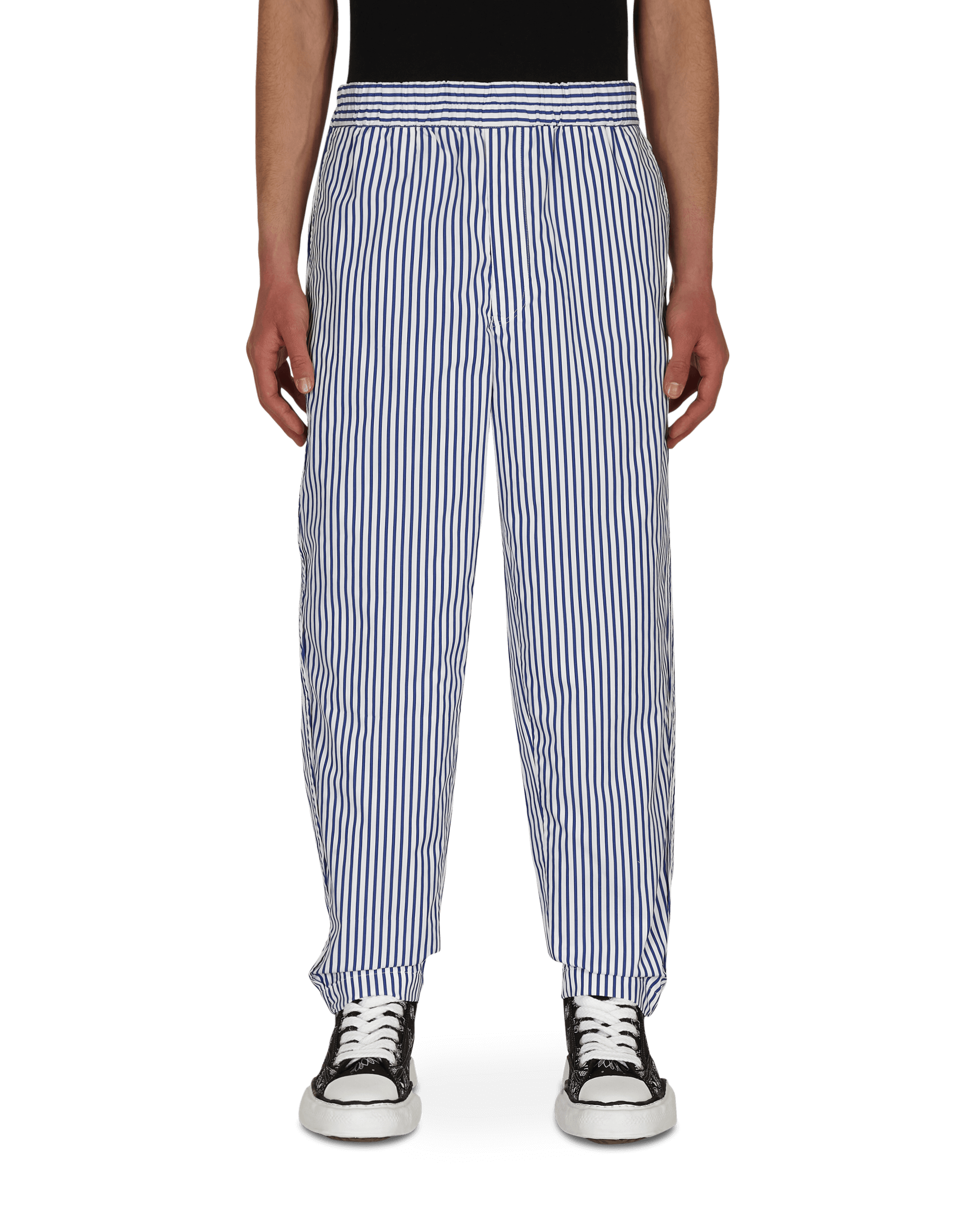 Comme Des Garçons Shirt Woven Blue Stripe 1 Pants Trousers FG-P008-SS21 1