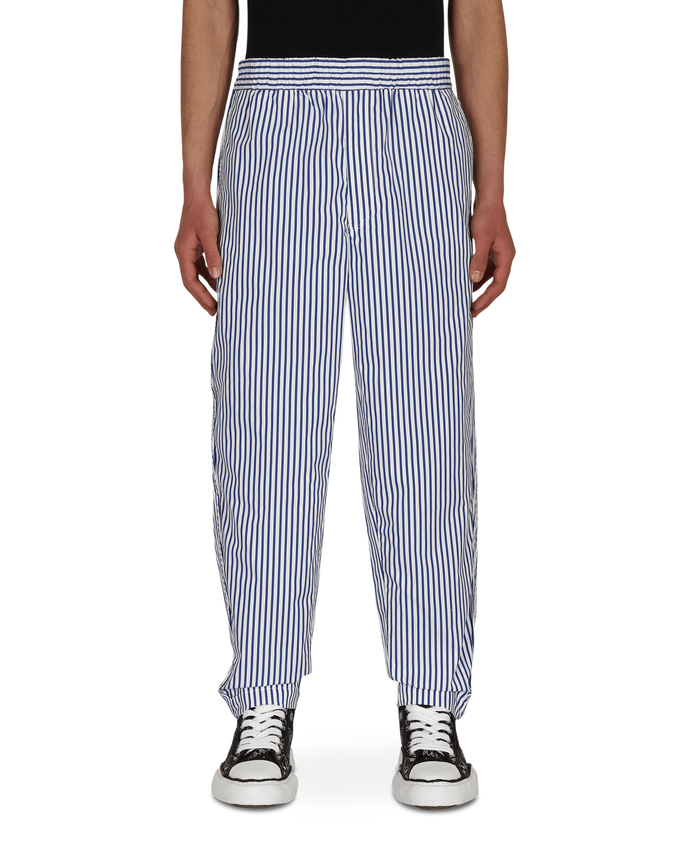 Comme Des Garçons Shirt Woven Blue Stripe 1 Pants Trousers FG-P008-SS21 1