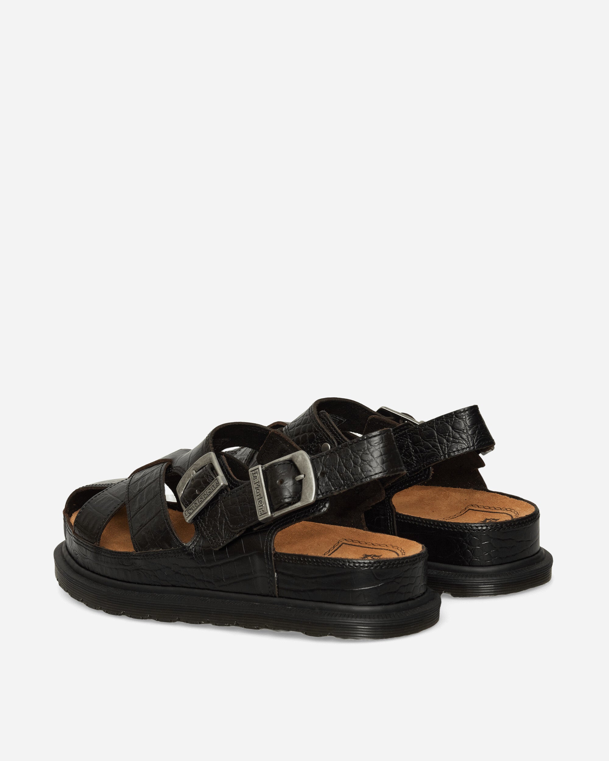 Dr. Martens San Archive Fisherman (Croc) Dark Brown Sandals and Slides Sandals and Mules 41181200