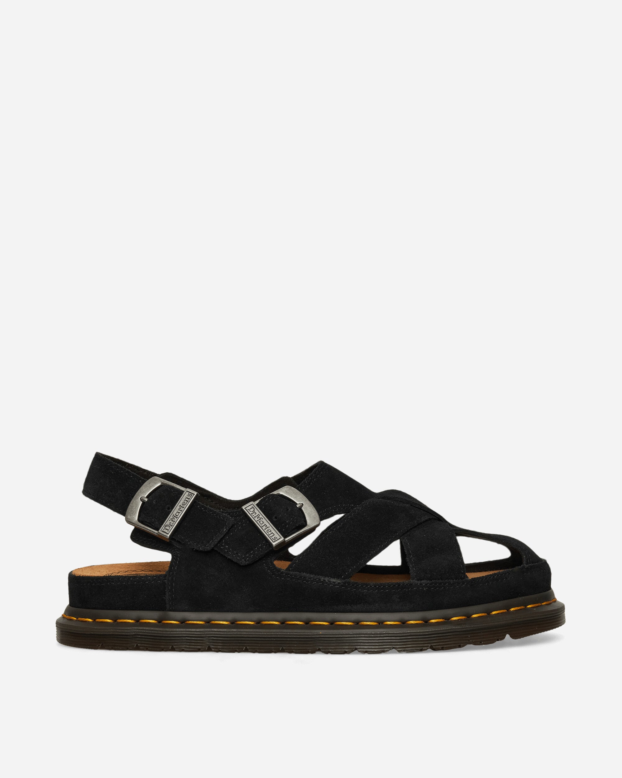 Dr. Martens San Archive Fisherman (Suede) Black Sandals and Slides Sandals and Mules 40787001