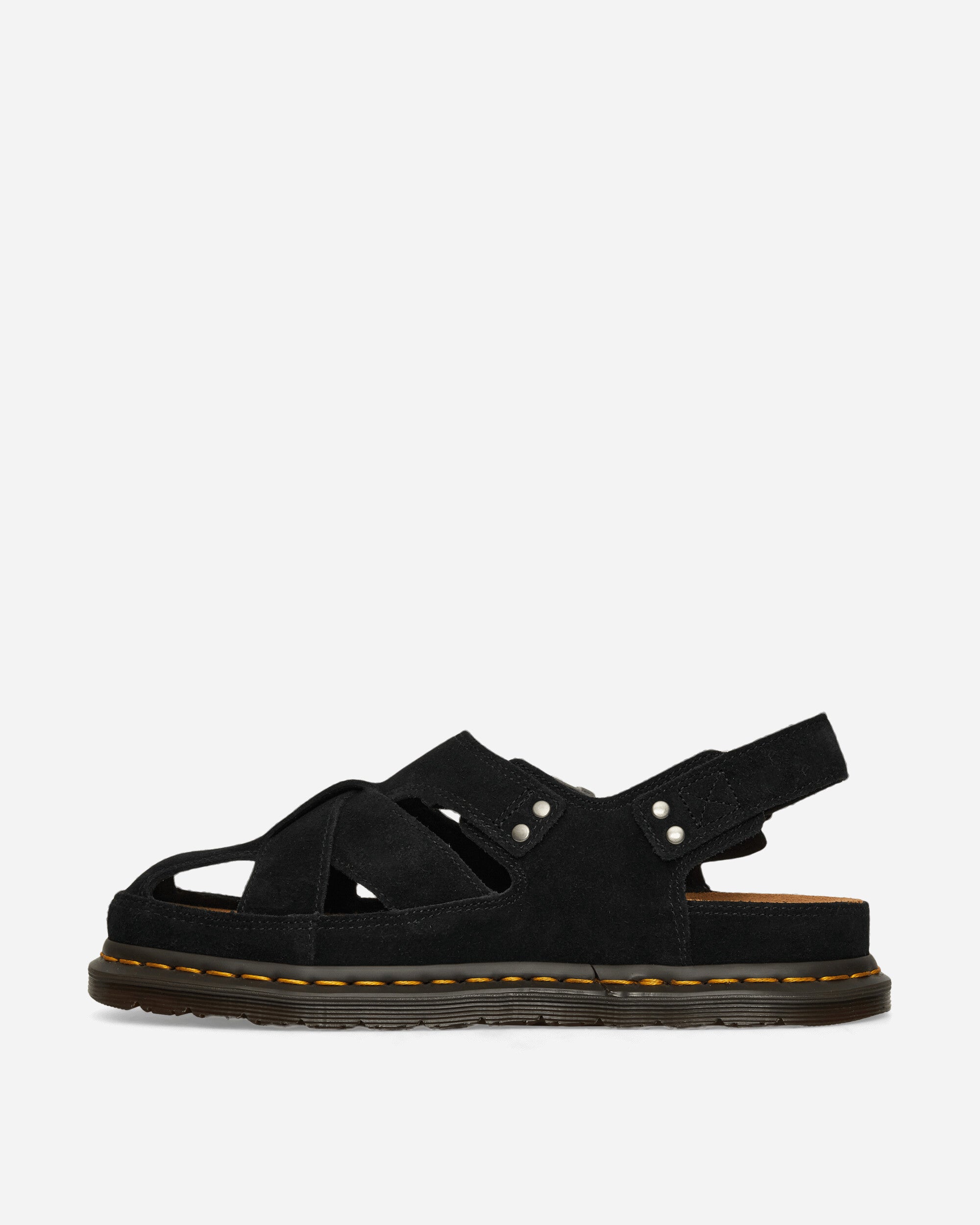 Dr. Martens San Archive Fisherman (Suede) Black Sandals and Slides Sandals and Mules 40787001