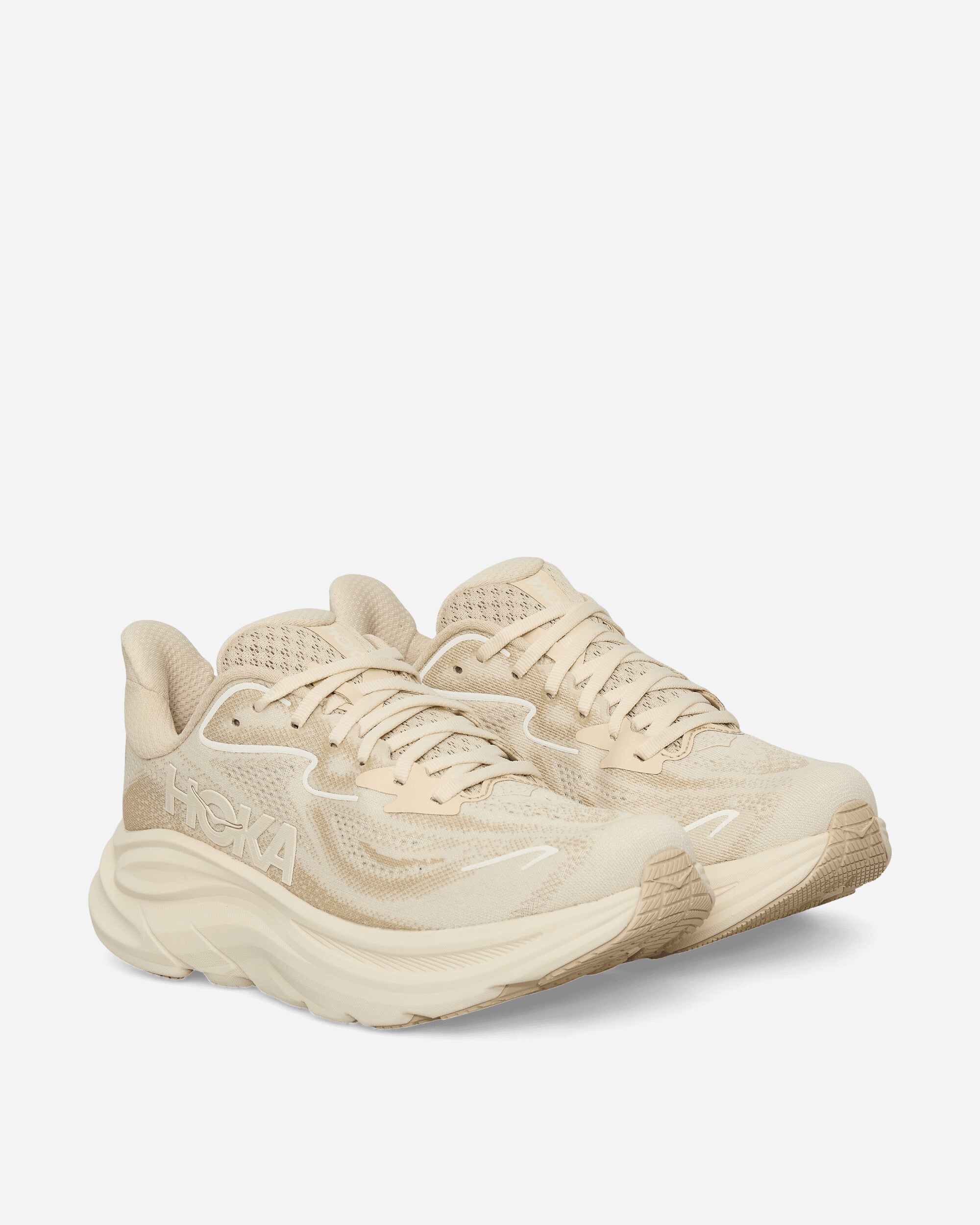Hoka One One M Clifton 10 Oatmeal/Oat Milk Sneakers Low 1162030-OLTM