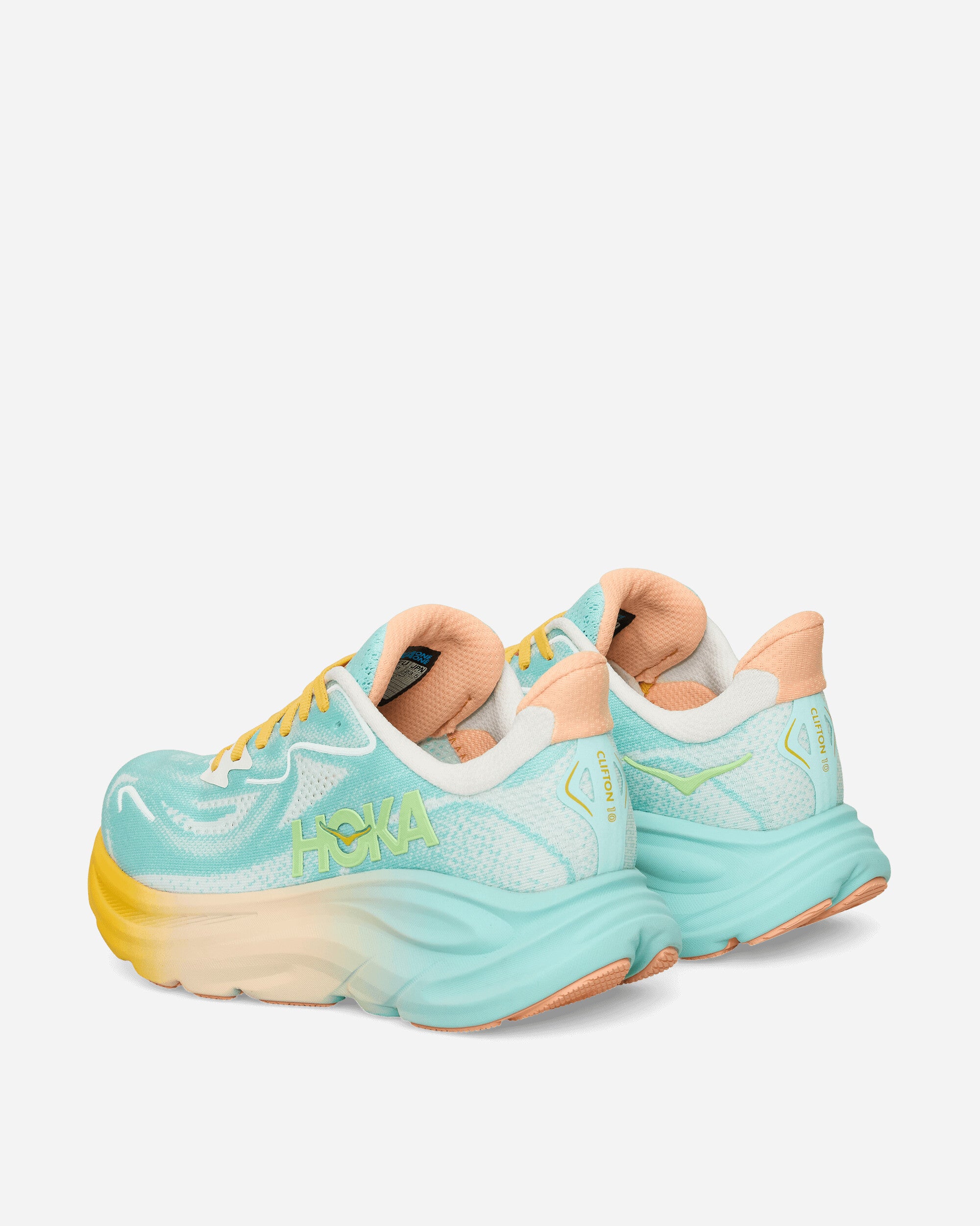 Hoka One One M Clifton 10 Blue Spark/White Sneakers Low 1162030-BPRK
