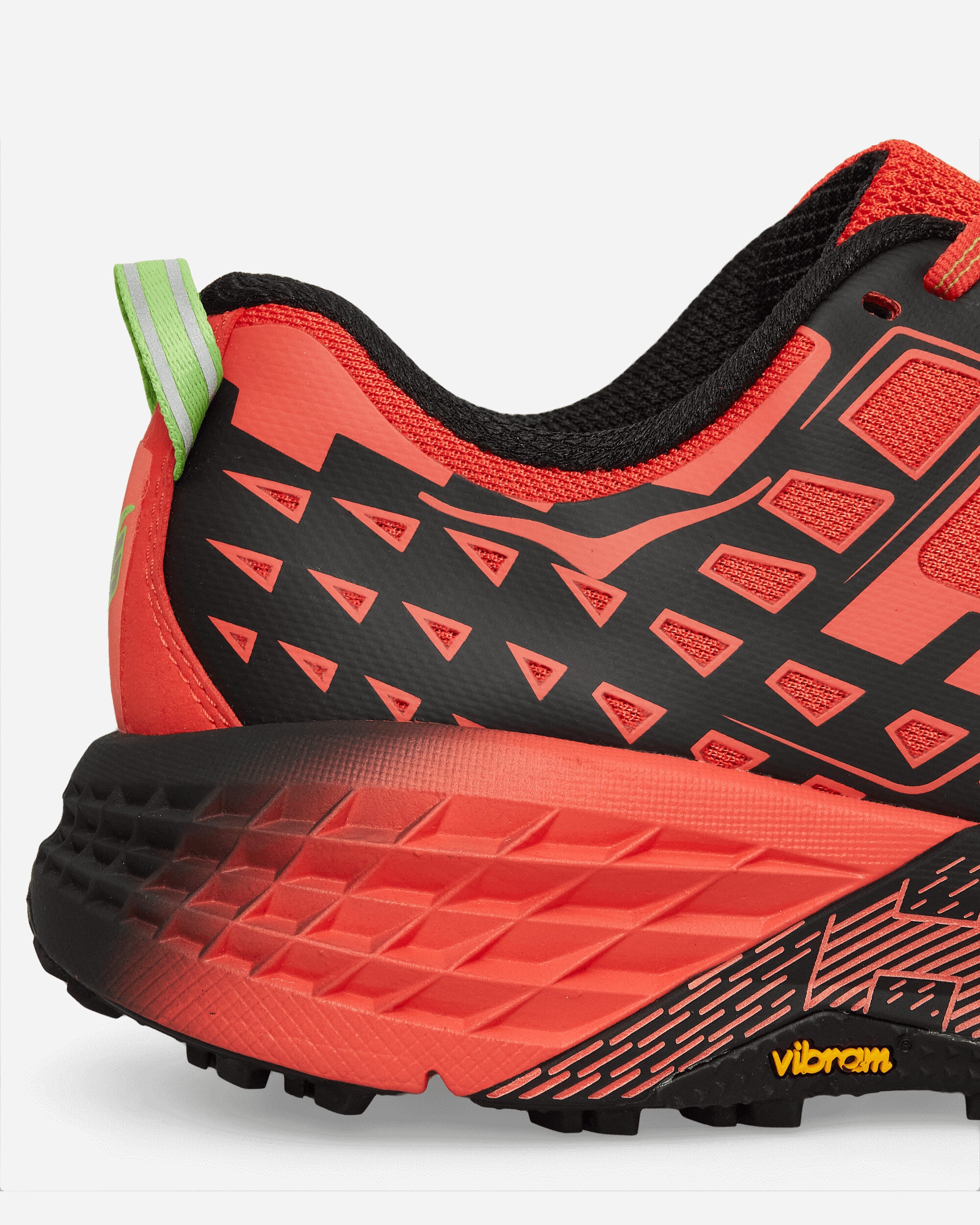 Hoka One One U Speedgoat 2 Tomato/Electric Green Sneakers Low 1162710-TLCT