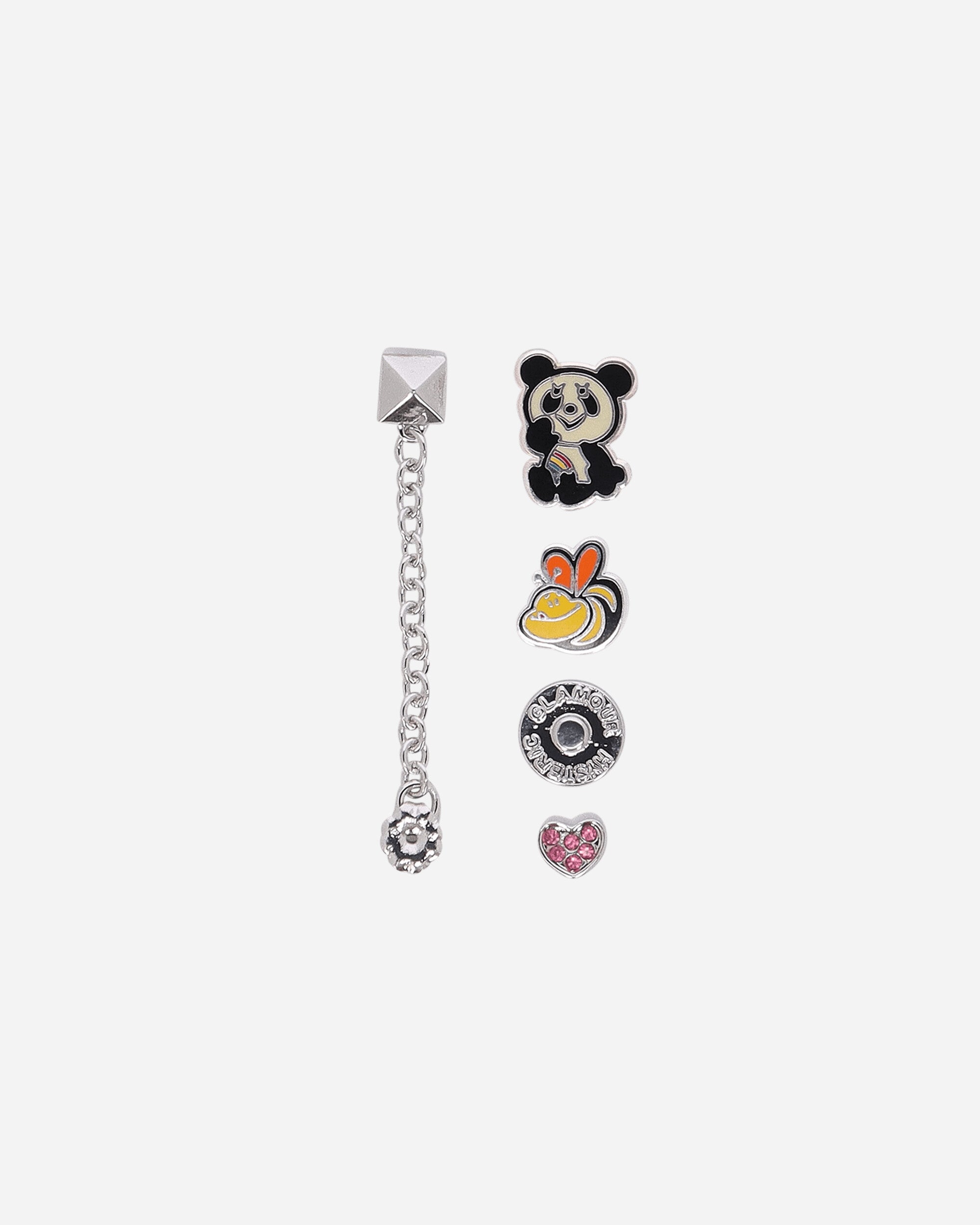 Hysteric Glamour Wmns Hysteric Like It Earring Set Silver Jewellery Earrings 01251QA02 6