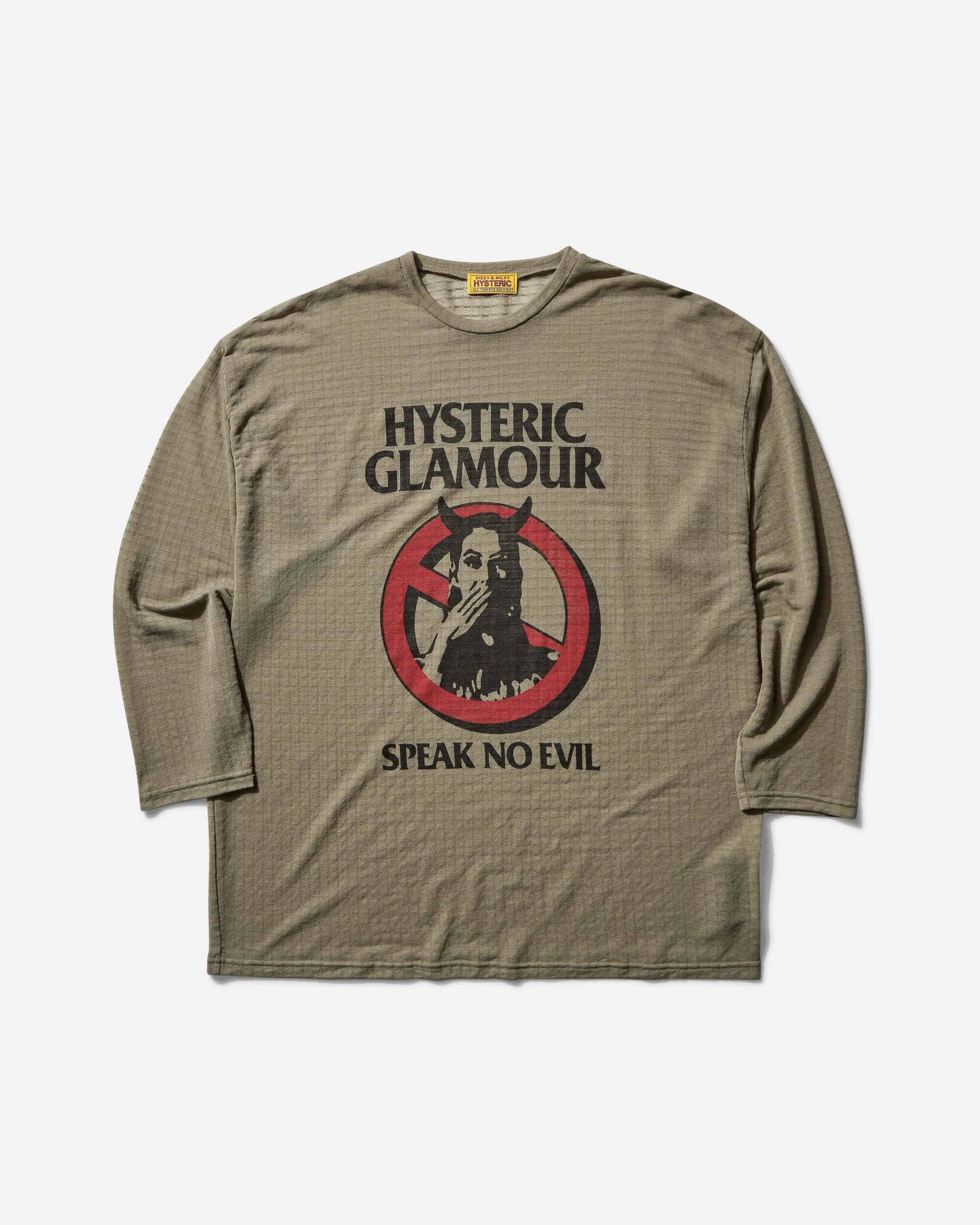 Hysteric Glamour Wmns Warning Evil One-Piece Khaki Pants Jumpsuits 01251CO02 65