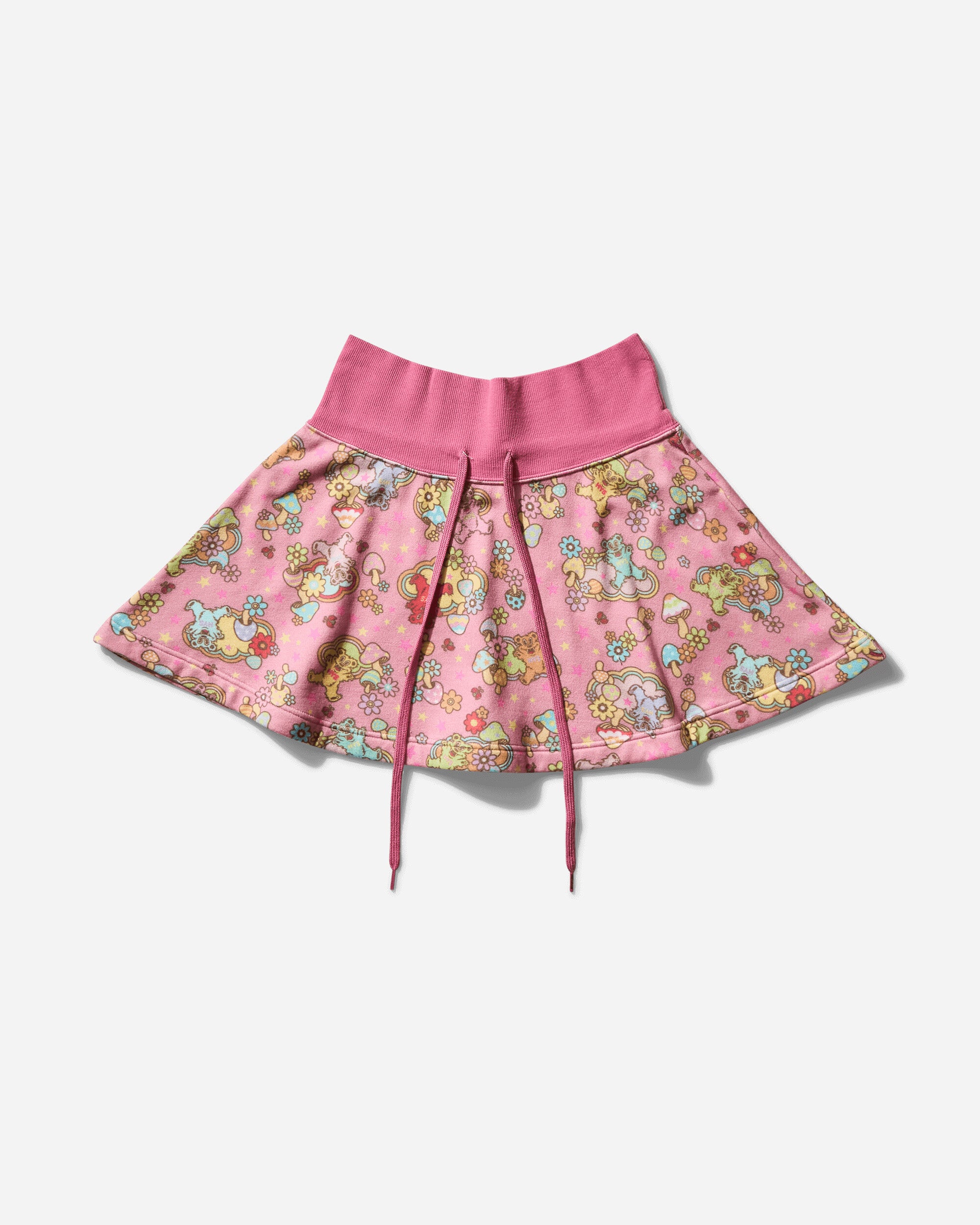 Hysteric Glamour Wmns Fire Bear Dream Pattern Skirt Pink Pattern Skirts Mini 01251CK01 39