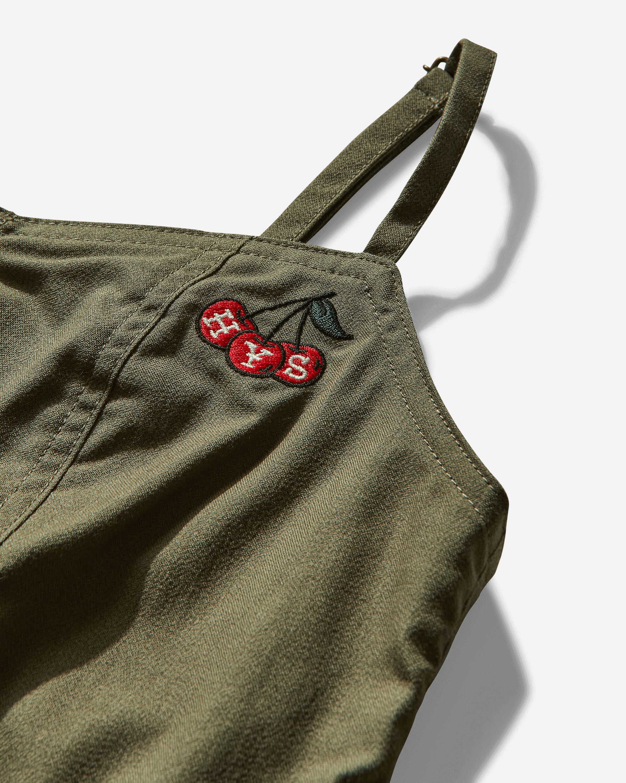 Hysteric Glamour Wmns Military Vest Khaki T-Shirts Top 01251AH06 65