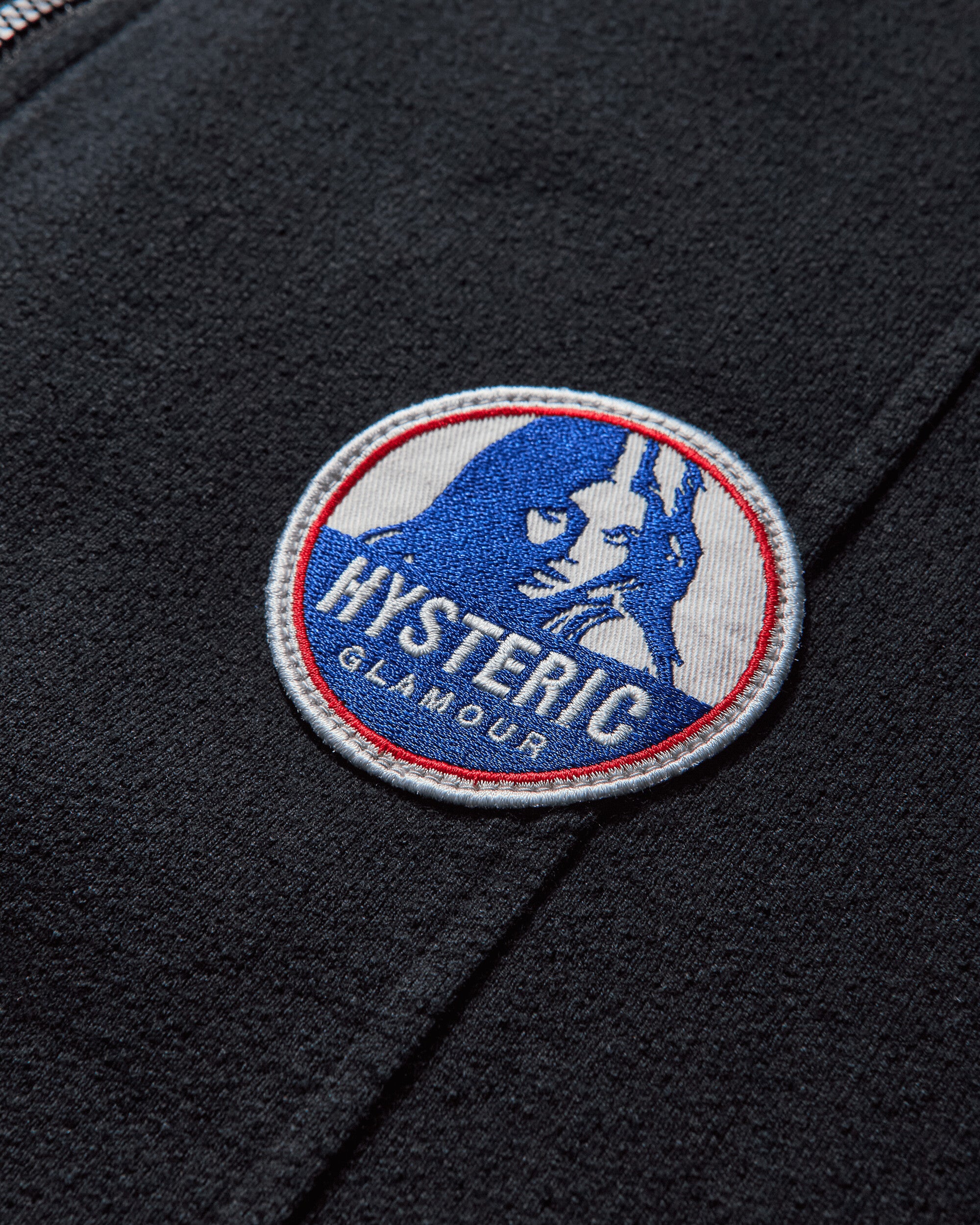 Hysteric Glamour Hg Team Logo Track Jacket Black Sweatshirts Track Tops 02251CJ04 96