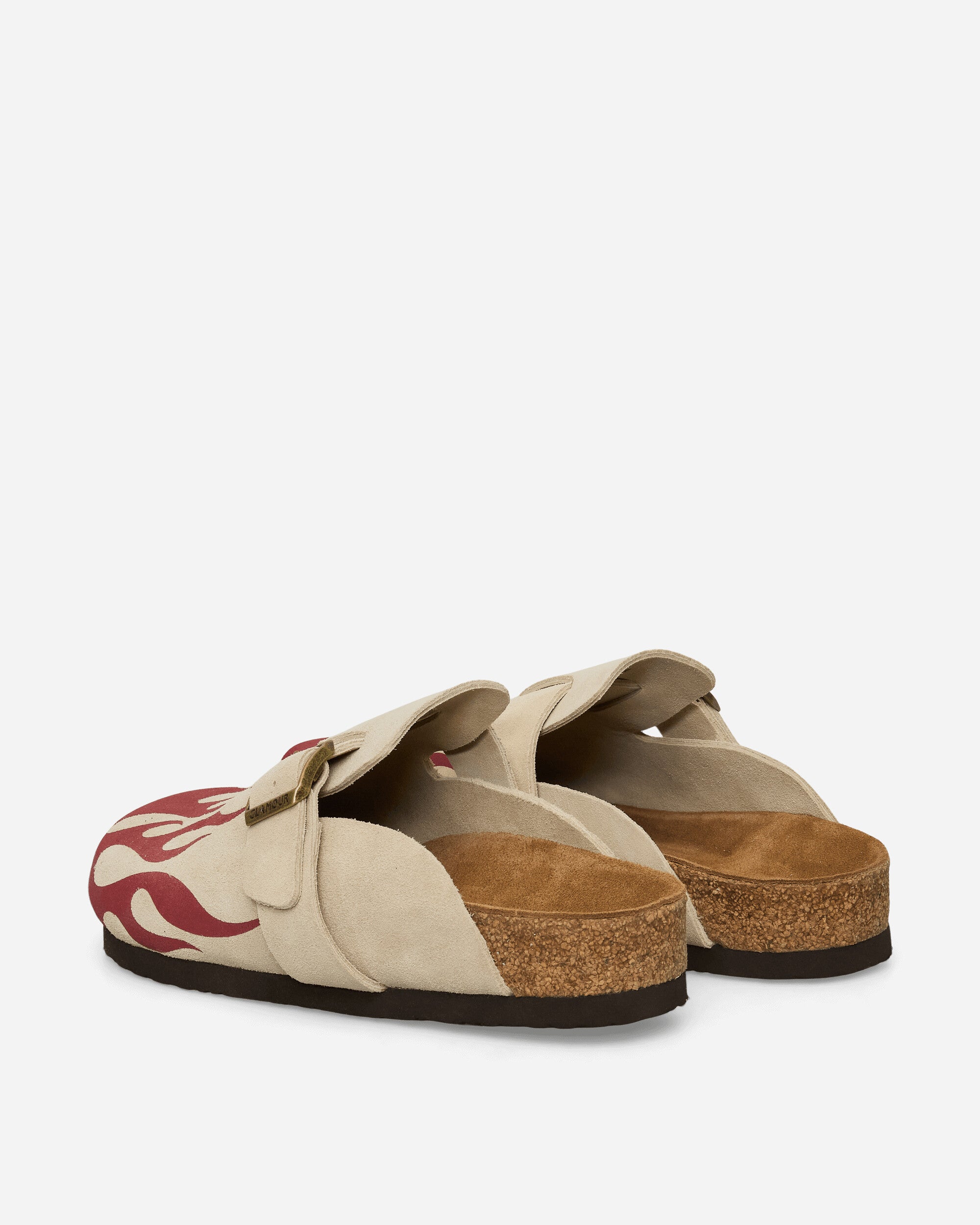 Hysteric Glamour Wmns Fire Pattern Sandals Beige Sandals and Slides Sandals and Mules 01251QS01 10