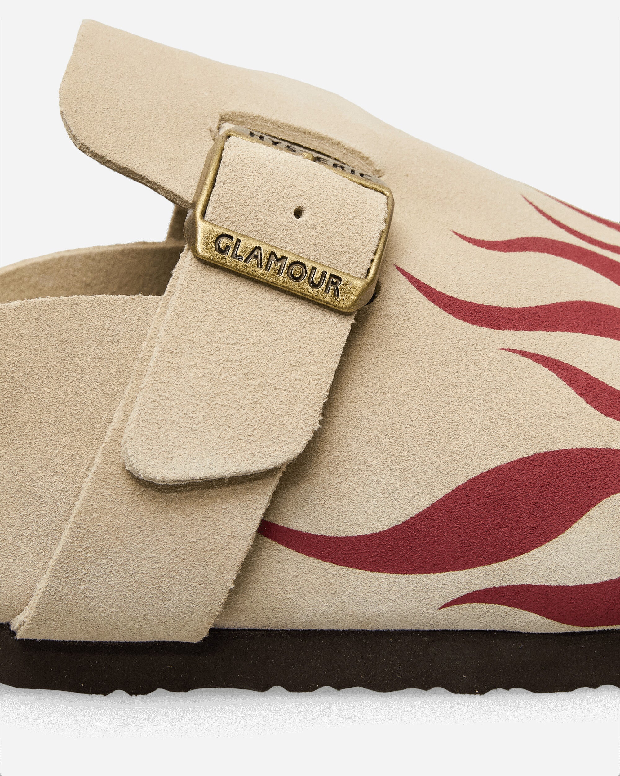 Hysteric Glamour Wmns Fire Pattern Sandals Beige Sandals and Slides Sandals and Mules 01251QS01 10