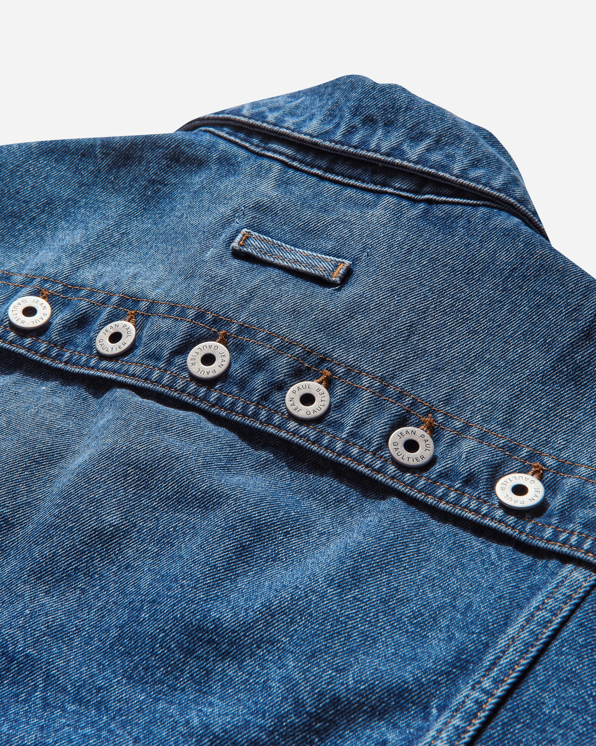 Jean Paul Gaultier Wmns Denim Jacket With Buttons Details Vintageblue Coats and Jackets Denim Jackets 25-34-U-VE092-D013 57