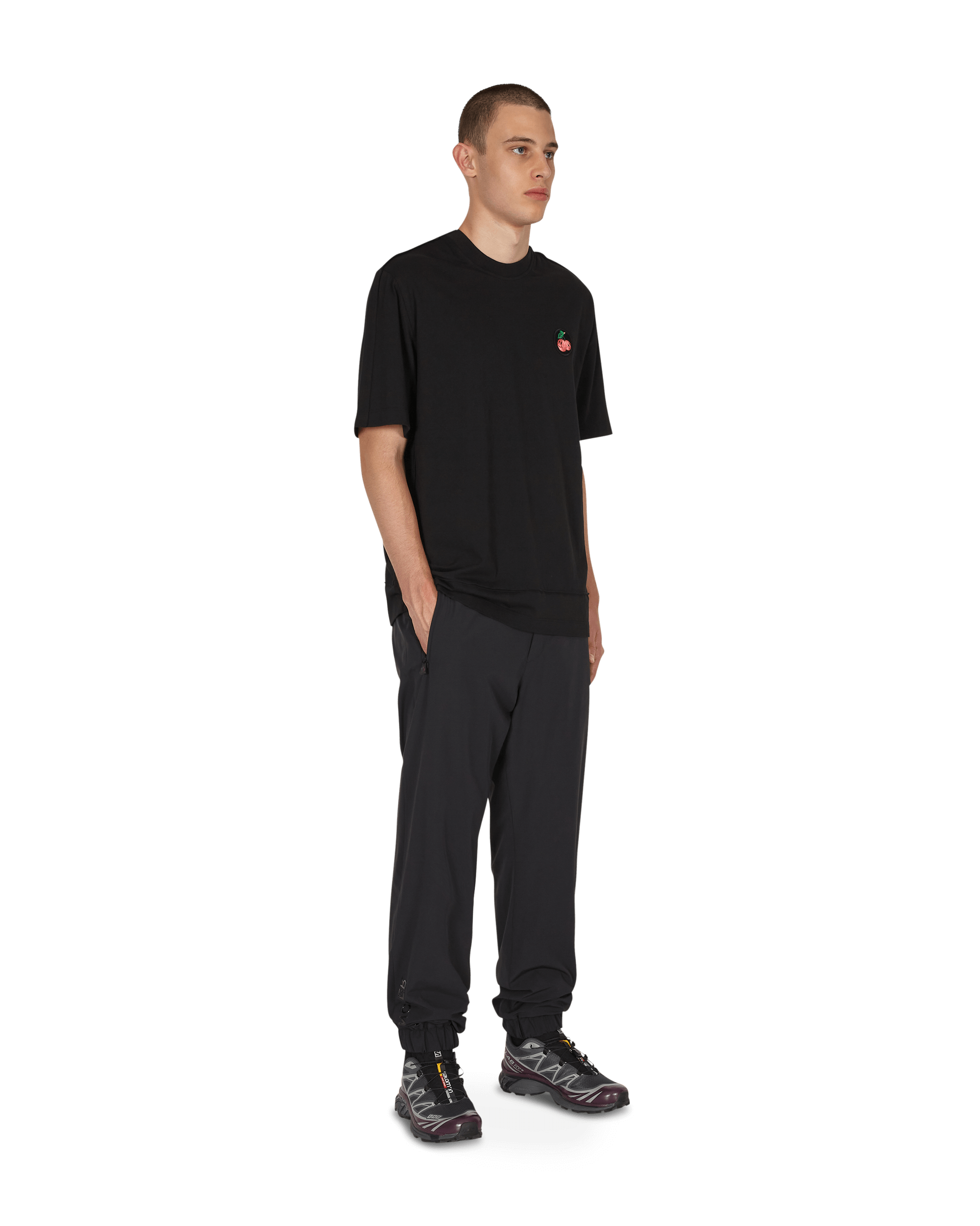 JordanLuca Cherries T-Shirt Black T-Shirts Shortsleeve 7100120001412 001