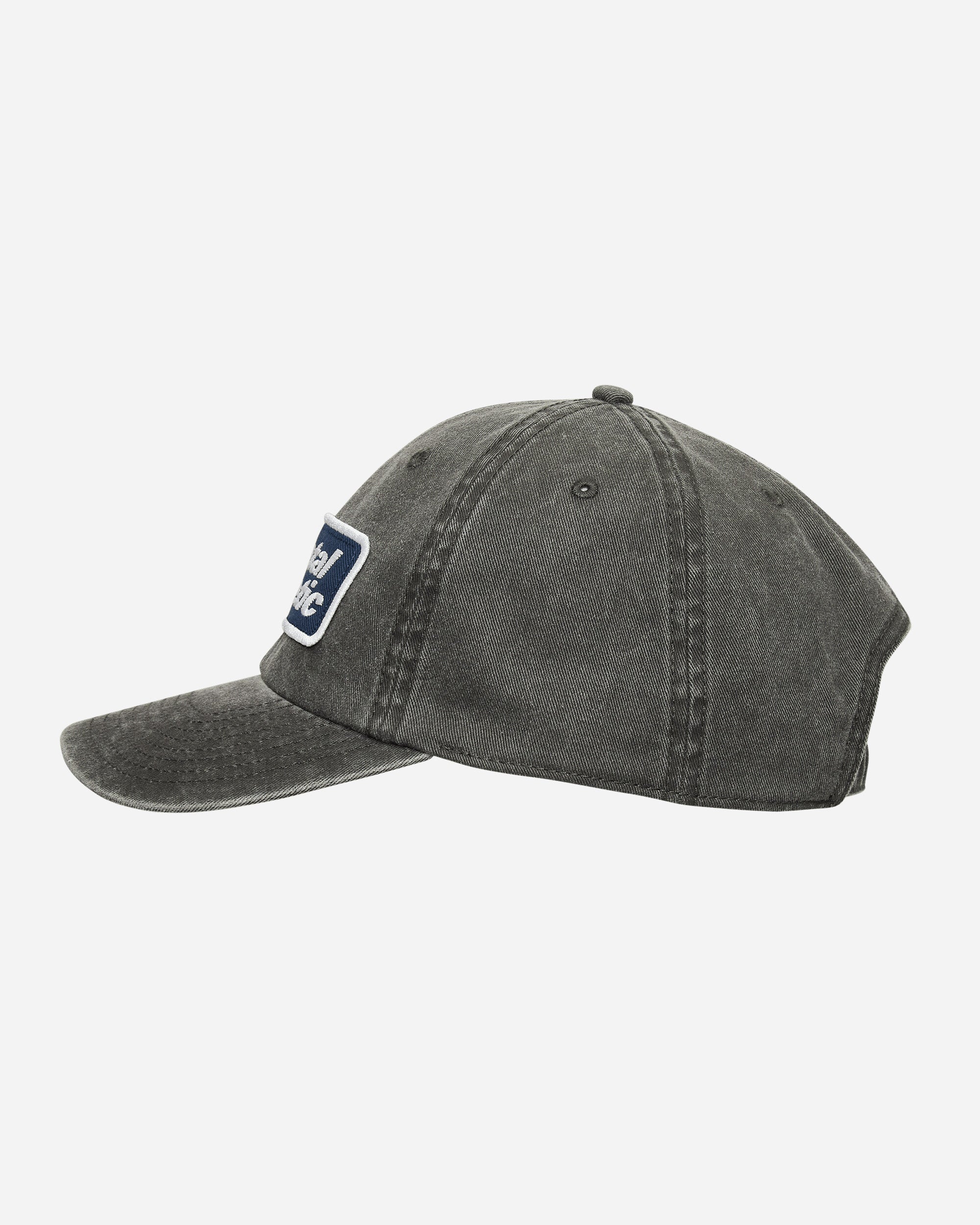 Mental Athletic Dad Cap Acid Wash Black Wa/Navy Patch Hats Caps CT25CSLMJM-PCH-BLK BLKNVY
