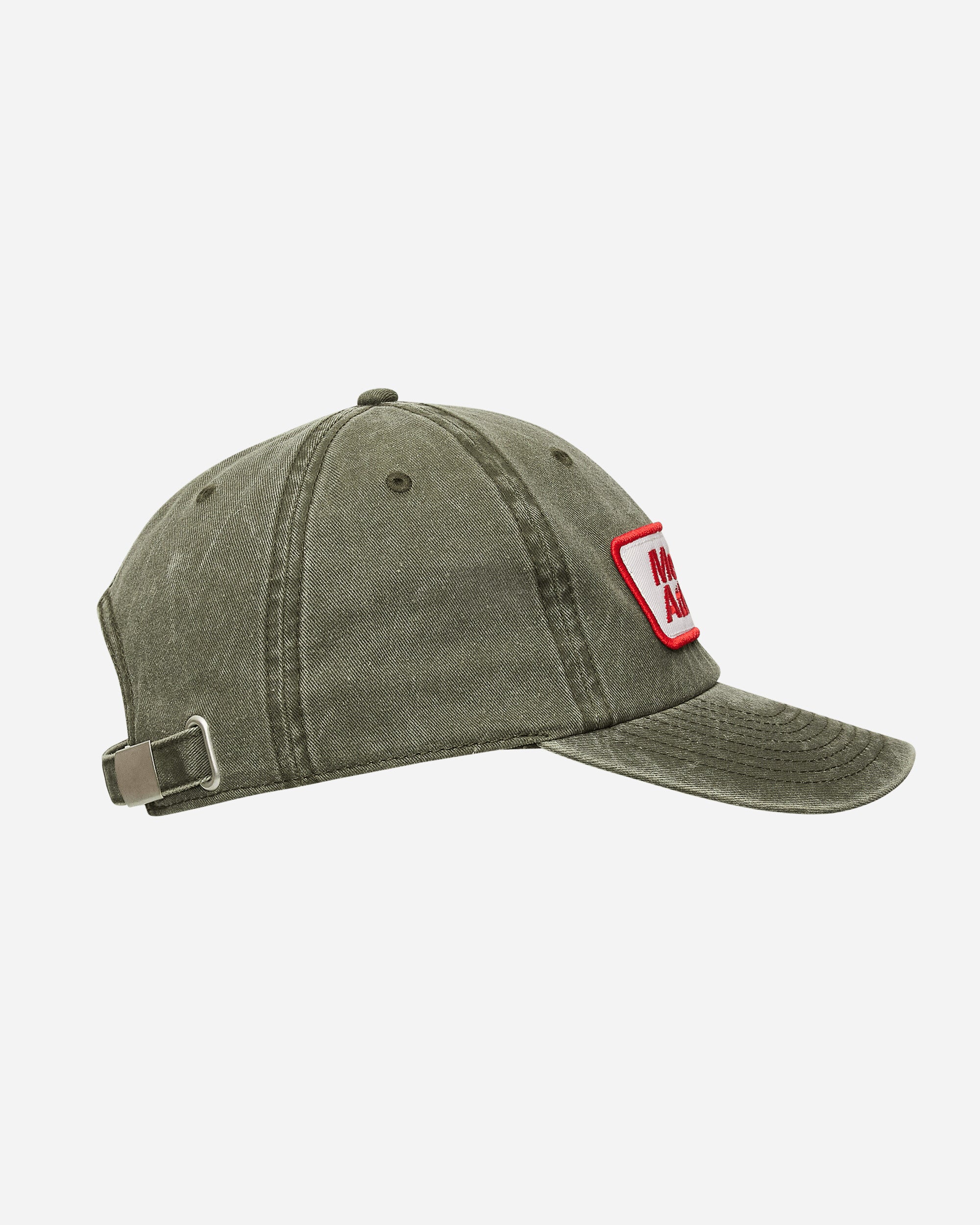 Mental Athletic Dad Cap Acid Wash Brown Wa/White/Red Patch Hats Caps CT25CSLMJM-PCH-OLV OLVRED