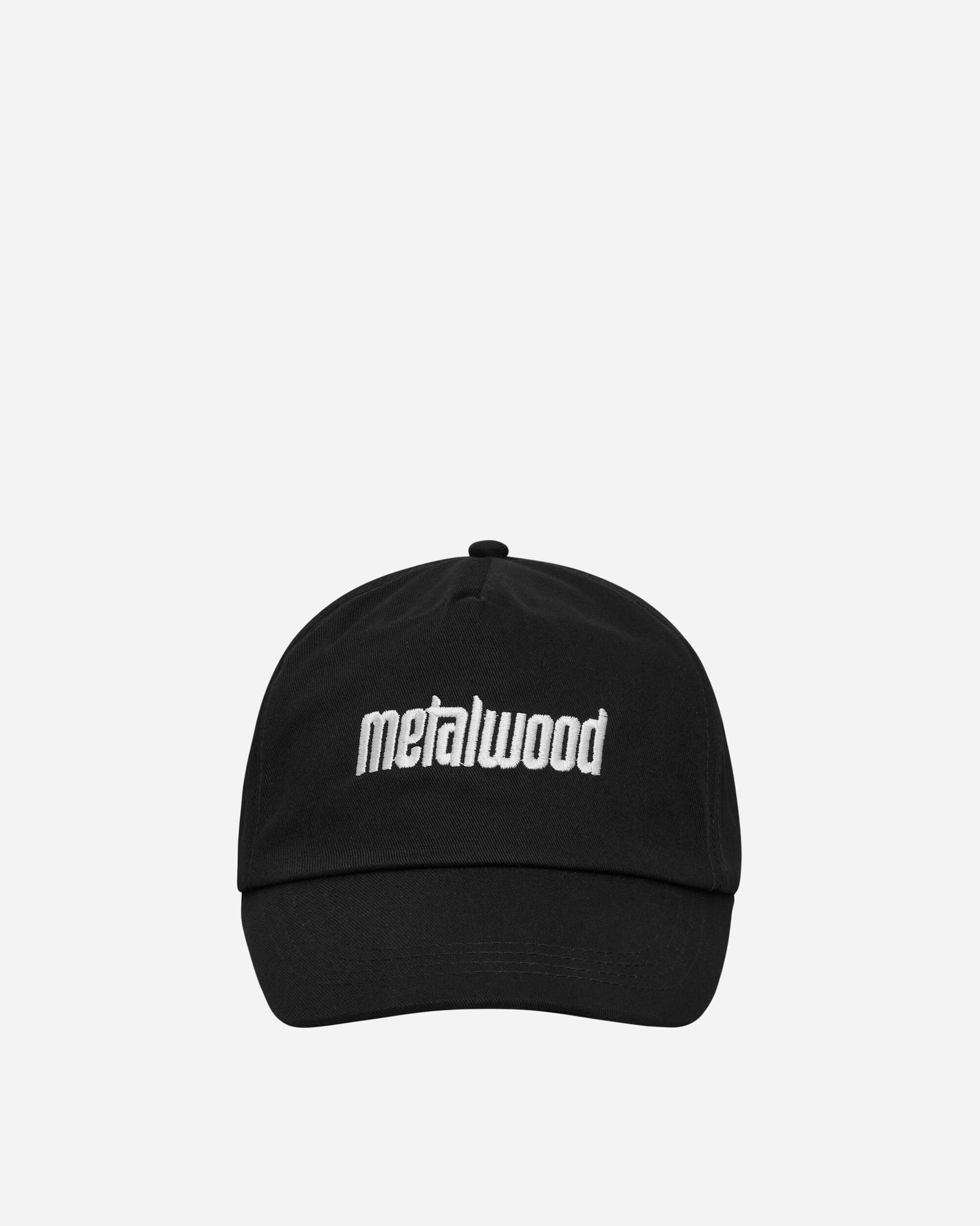 Metalwood Studio Metal Logo 5-Panel Hat Black Hats Caps MWS25-01-10 BLK