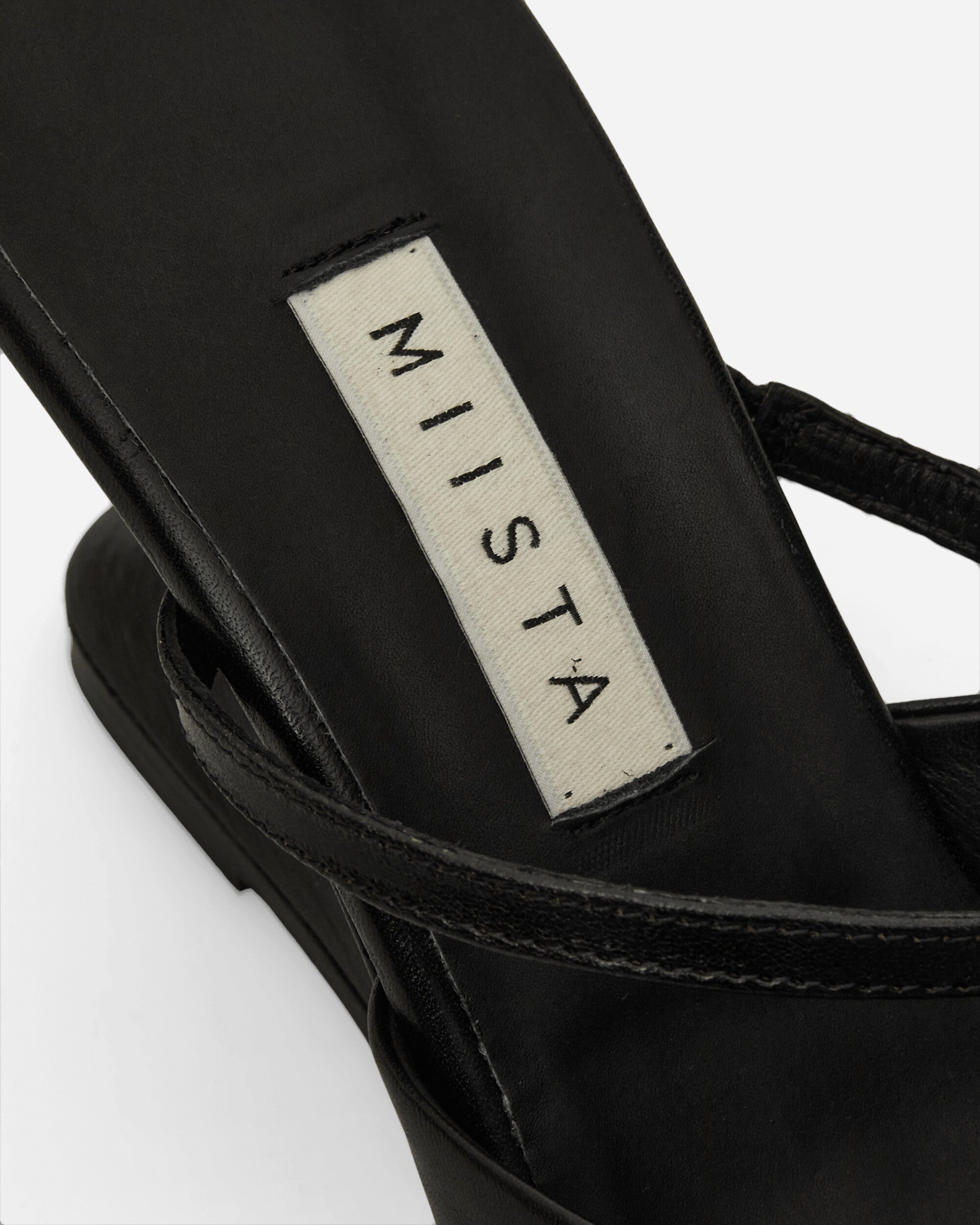 Miista Wmns Egle Black Sandals Black Classic Shoes High Heels MI-5668 BLACK