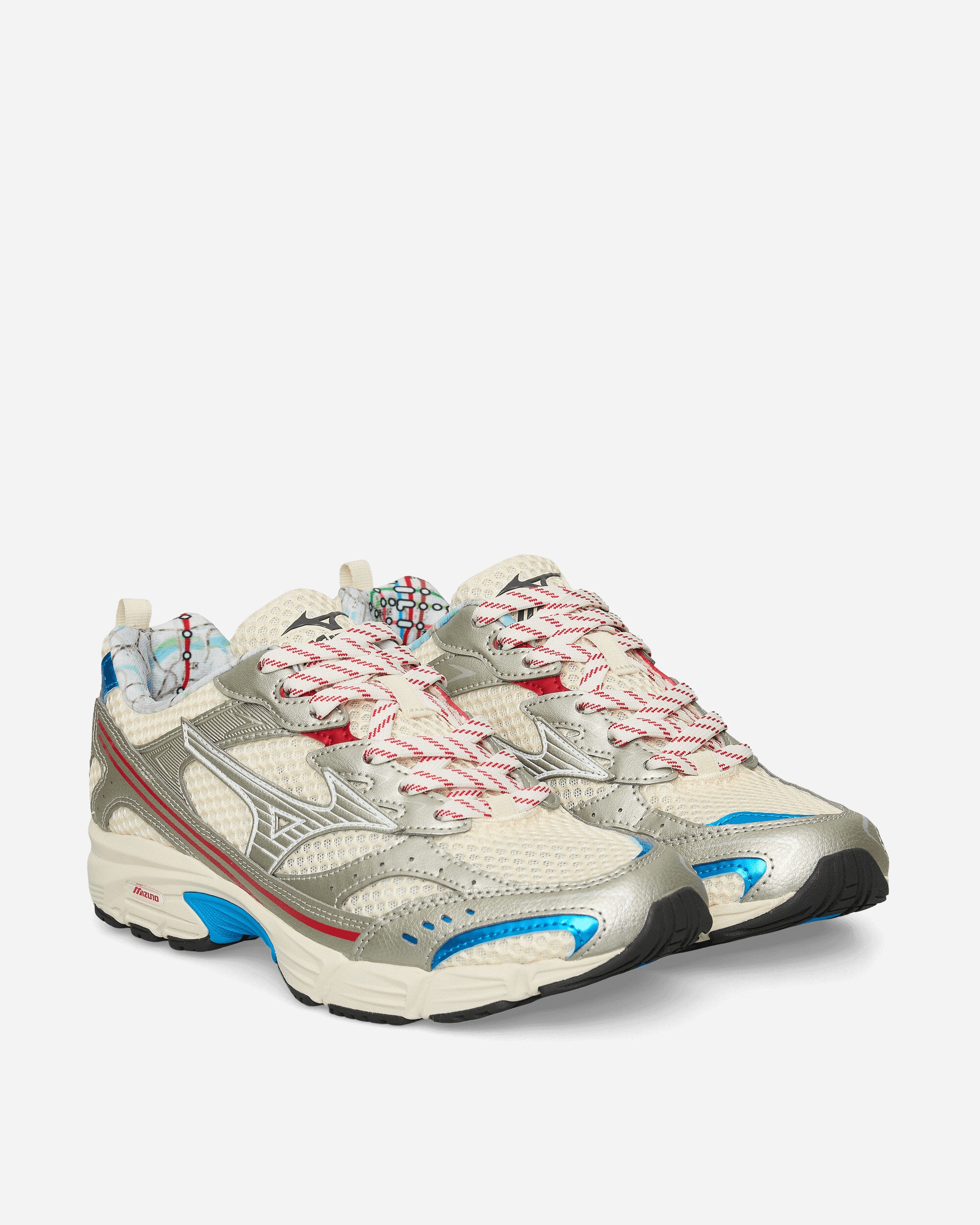 Mizuno Mxr Osaka City Pristine/High Risk Red/Blu Sneakers Low D1GA2508-01