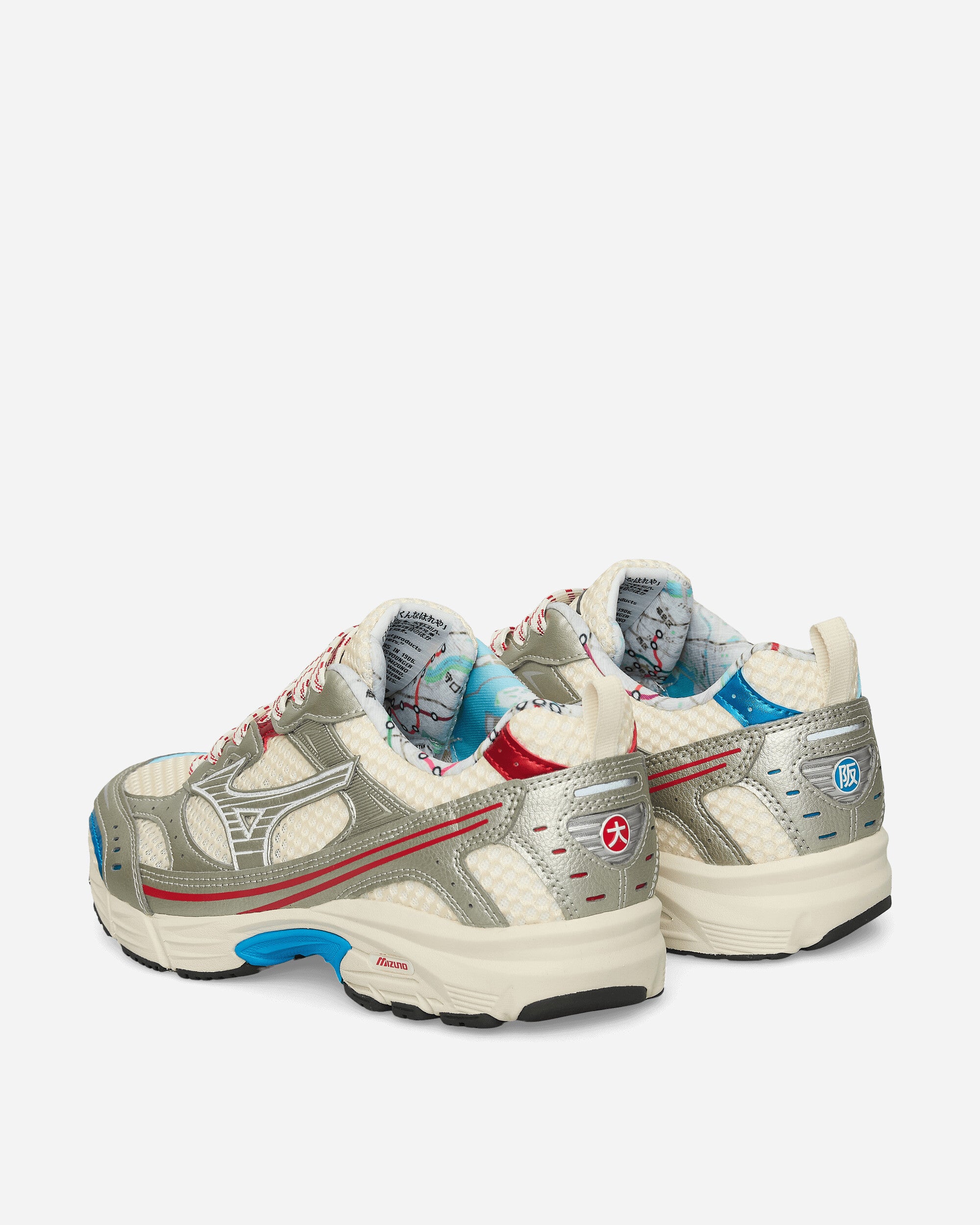 Mizuno Mxr Osaka City Pristine/High Risk Red/Blu Sneakers Low D1GA2508-01