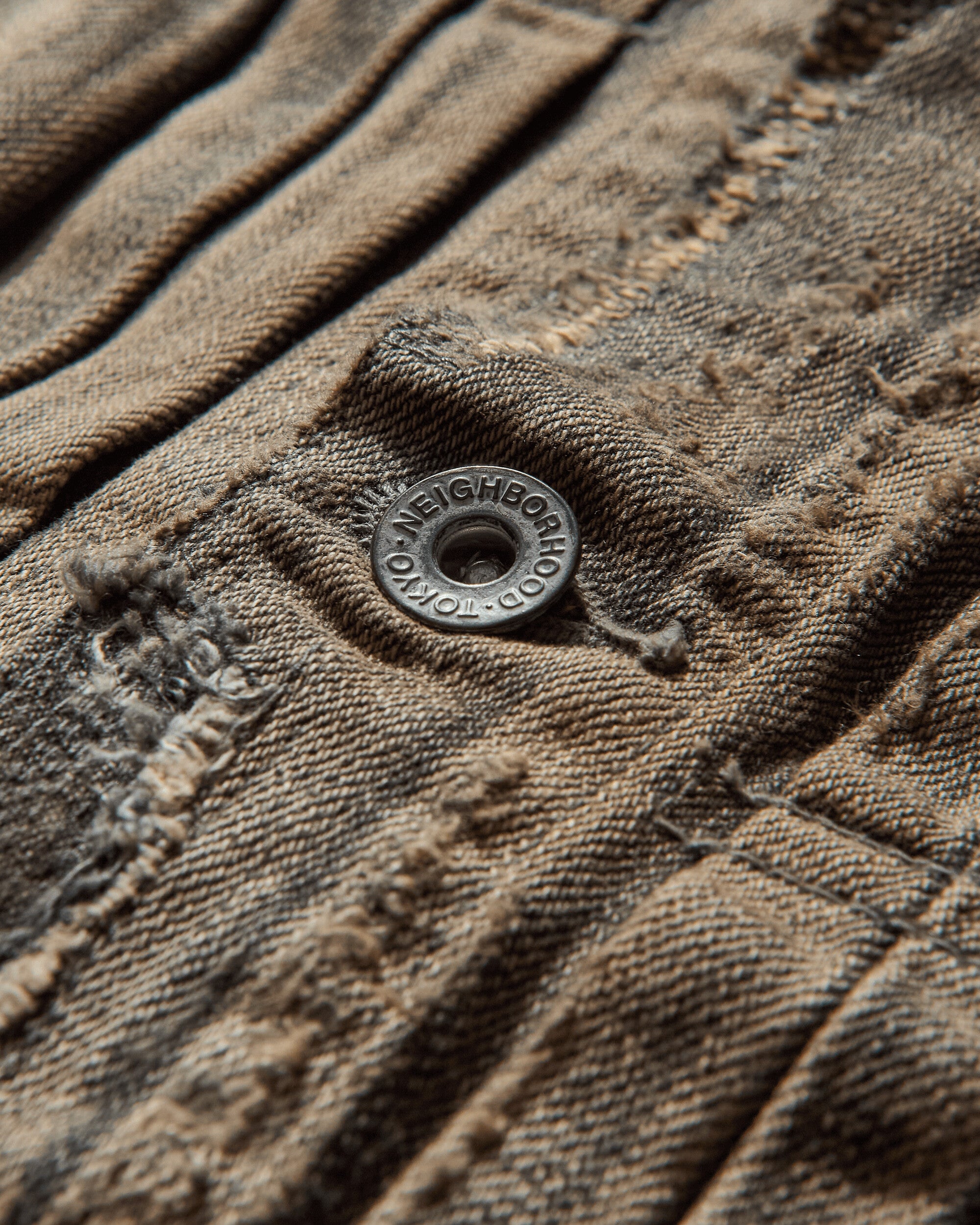 Neighborhood Savage Denim Type-1 Jacket Mod Black Coats and Jackets Denim Jackets 251XBNH-JKM01 BK