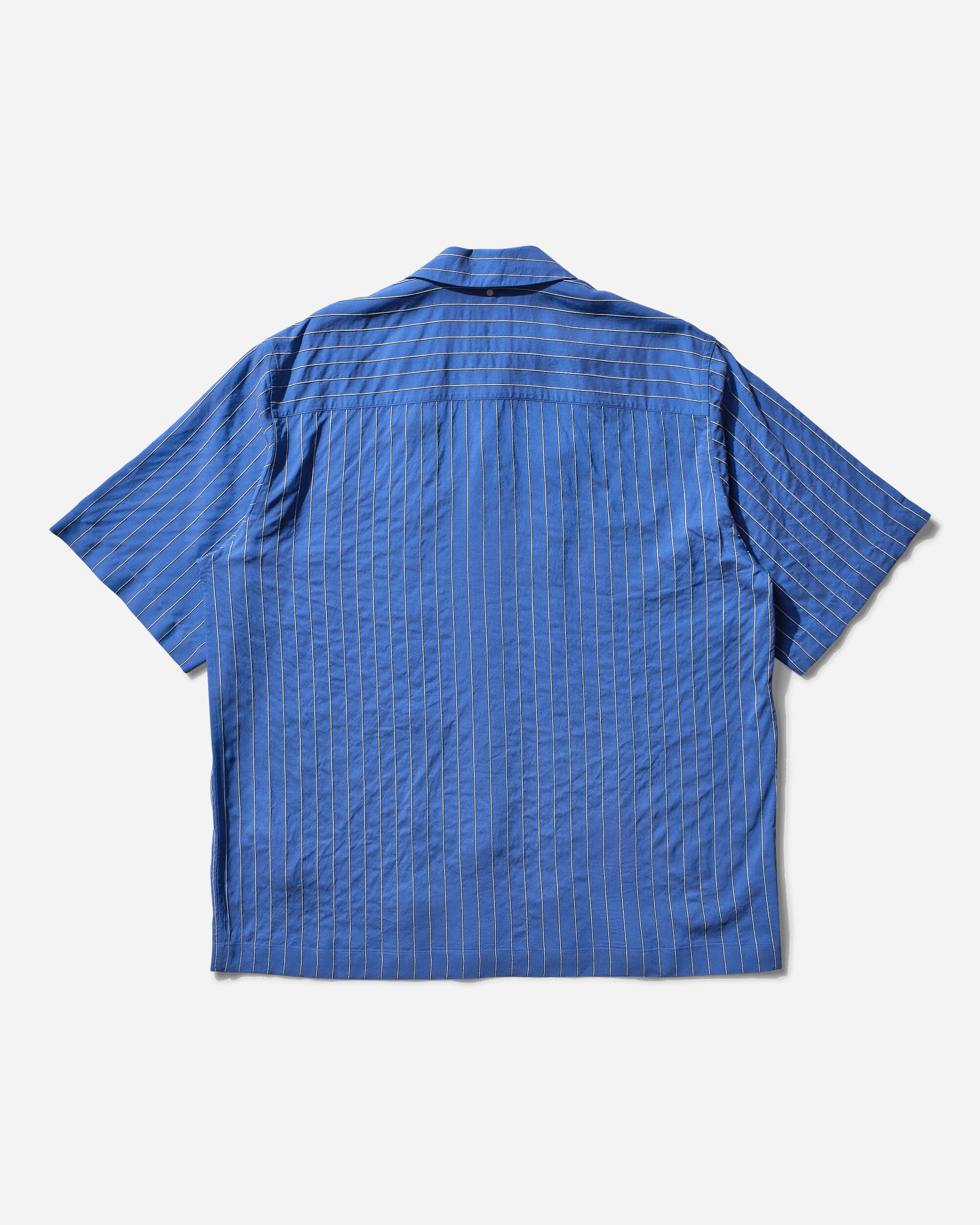 OAMC Blue Striped Ss Shirt Blue Shirts Shortsleeve Shirt OA5SMS01FPTR368435 560