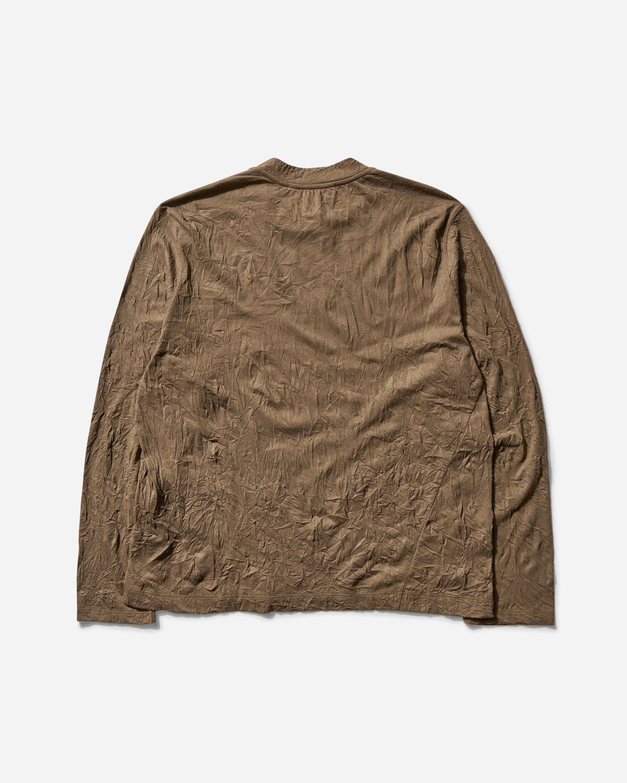 Our Legacy Big Longsleeve Olive Crinkle T-Shirts Longsleeve M2256BOC 001