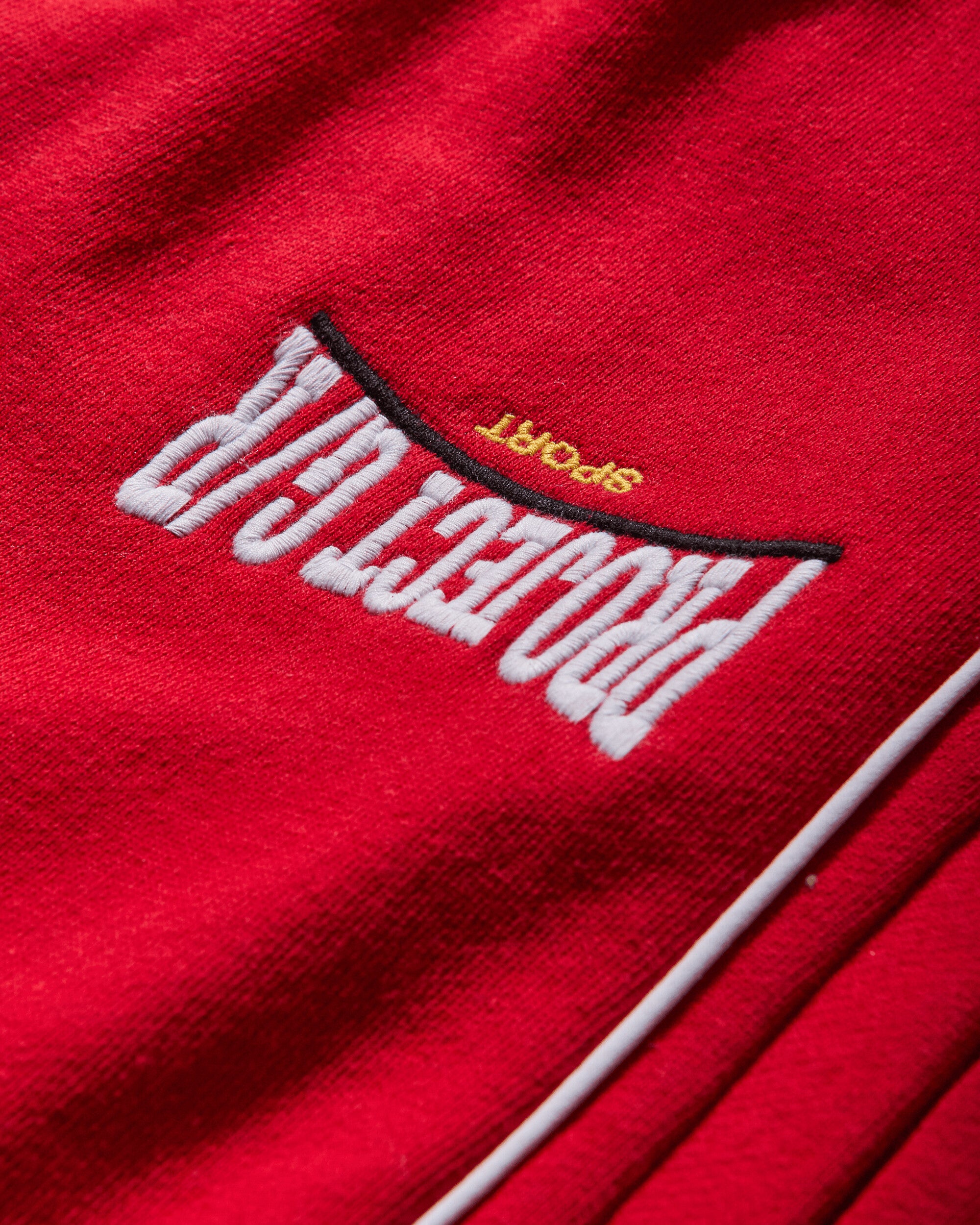 PROJECT G/R Reconstructed Hybrid Track Jacket Red Sweatshirts Track Tops PG25SSMO02 RED