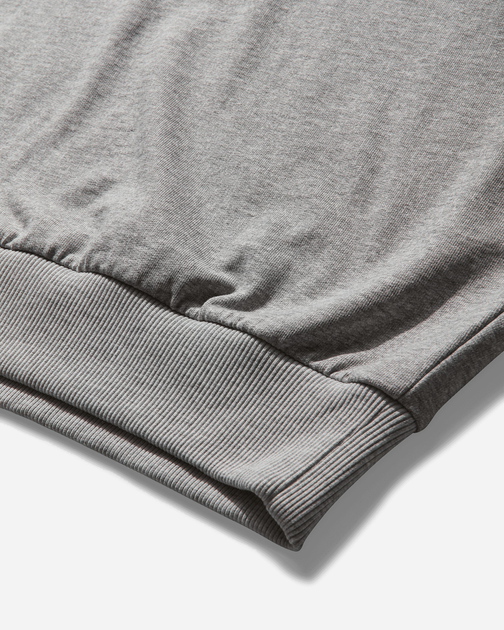Prototypes Wmns Shrunken Sweatshirt Melange-Grey T-Shirts Longsleeve PT06JE03USG MGREY