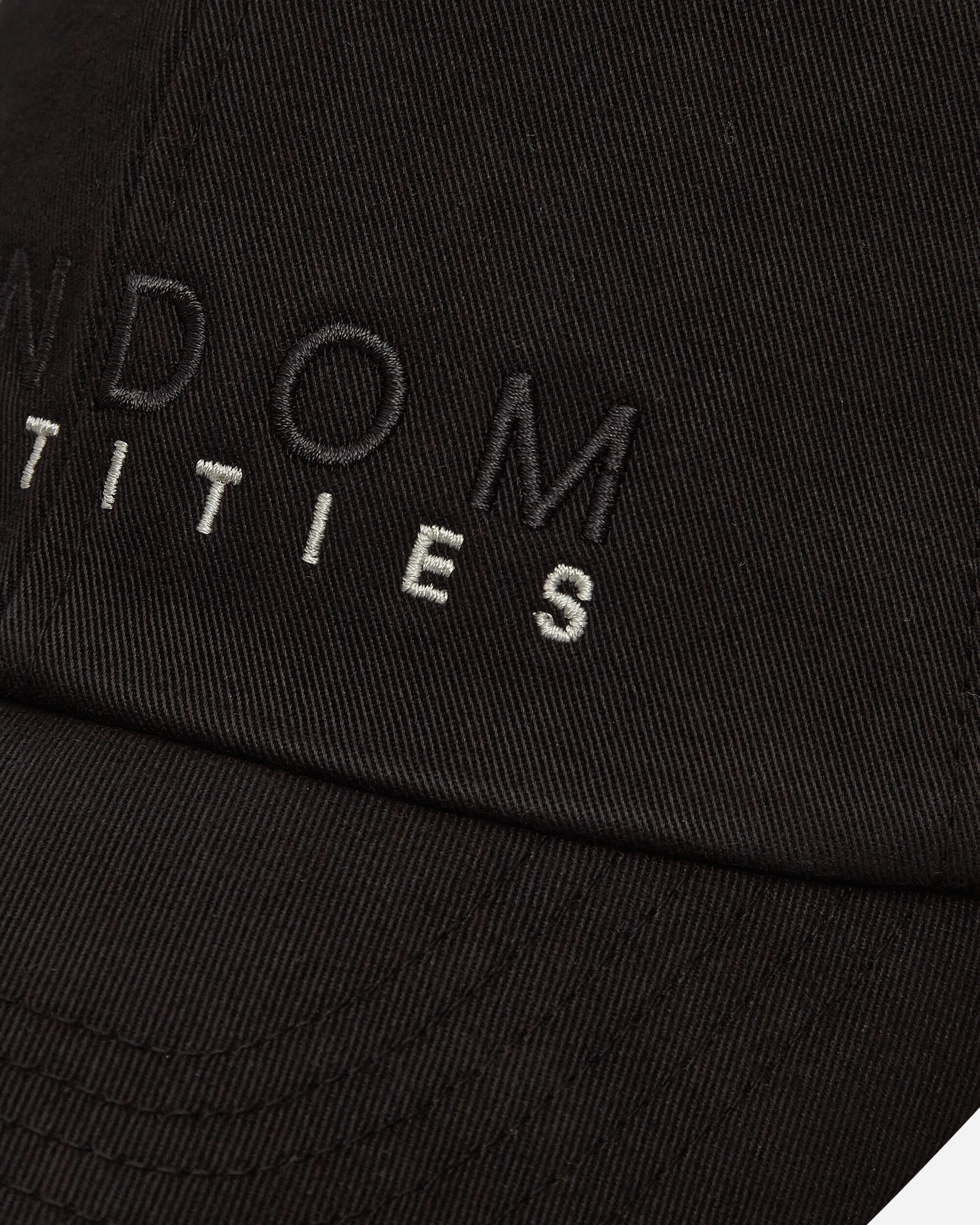 Random Identities Sponsored Baseball Cap Black/Beige Hats Caps RAN03K104 001