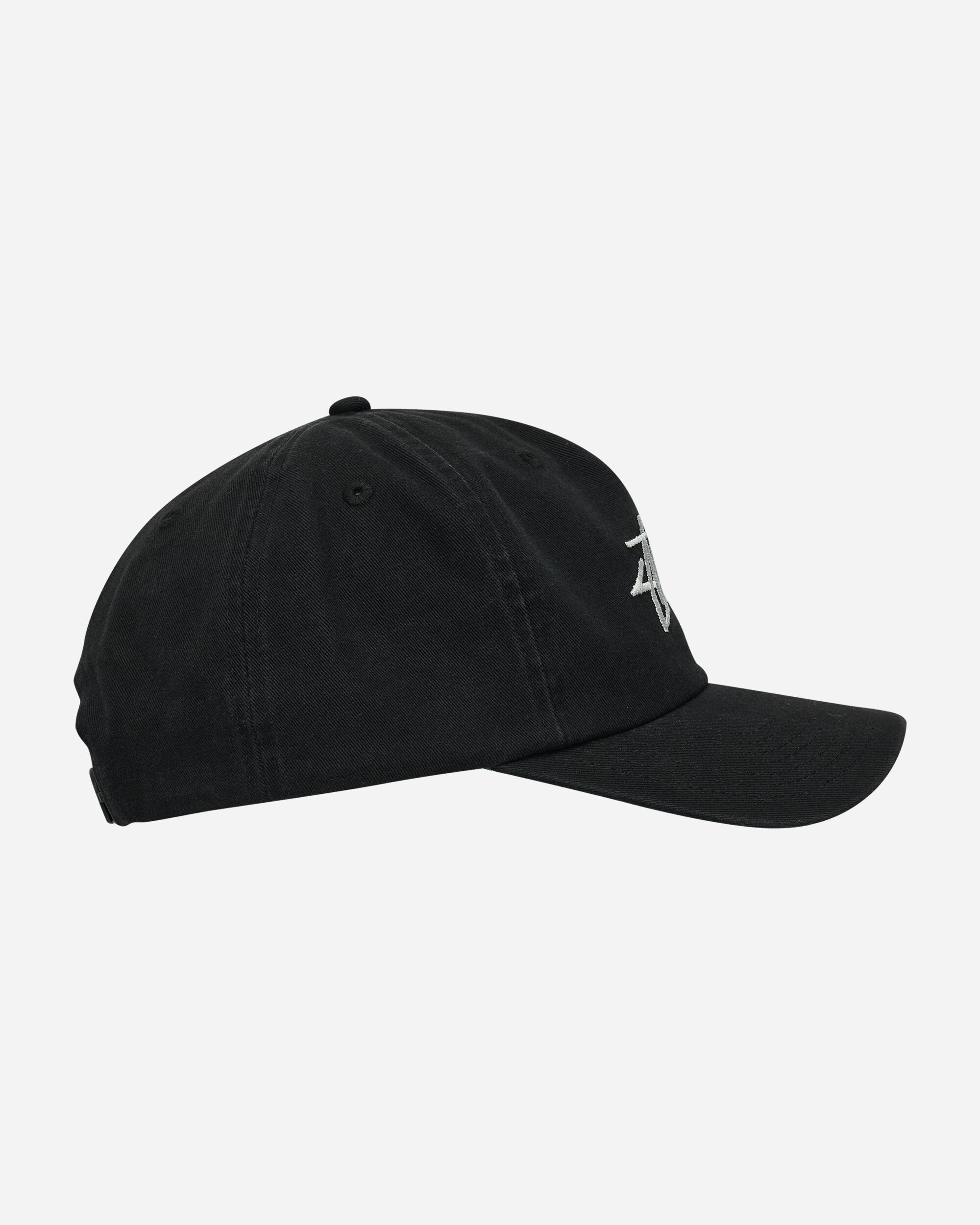 Stüssy Big Stock Mid Depth Cap Shadow Black Hats Caps 1311145SJ 1361