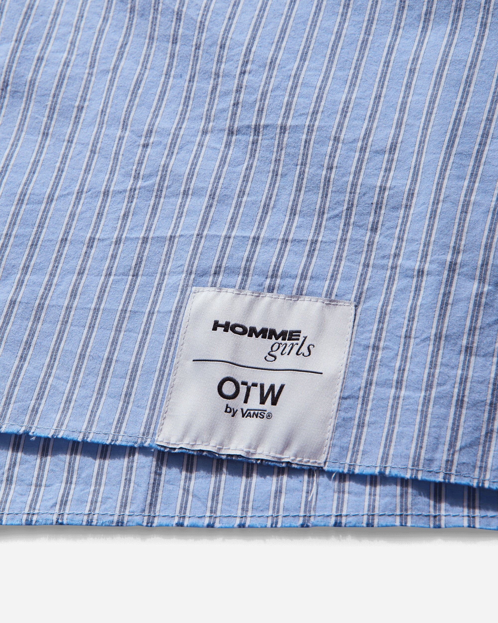 Vans Wmns Otw Homme Girls Crop Shirt Azurine Shirts Shortsleeve Shirt VN000NTBEM91
