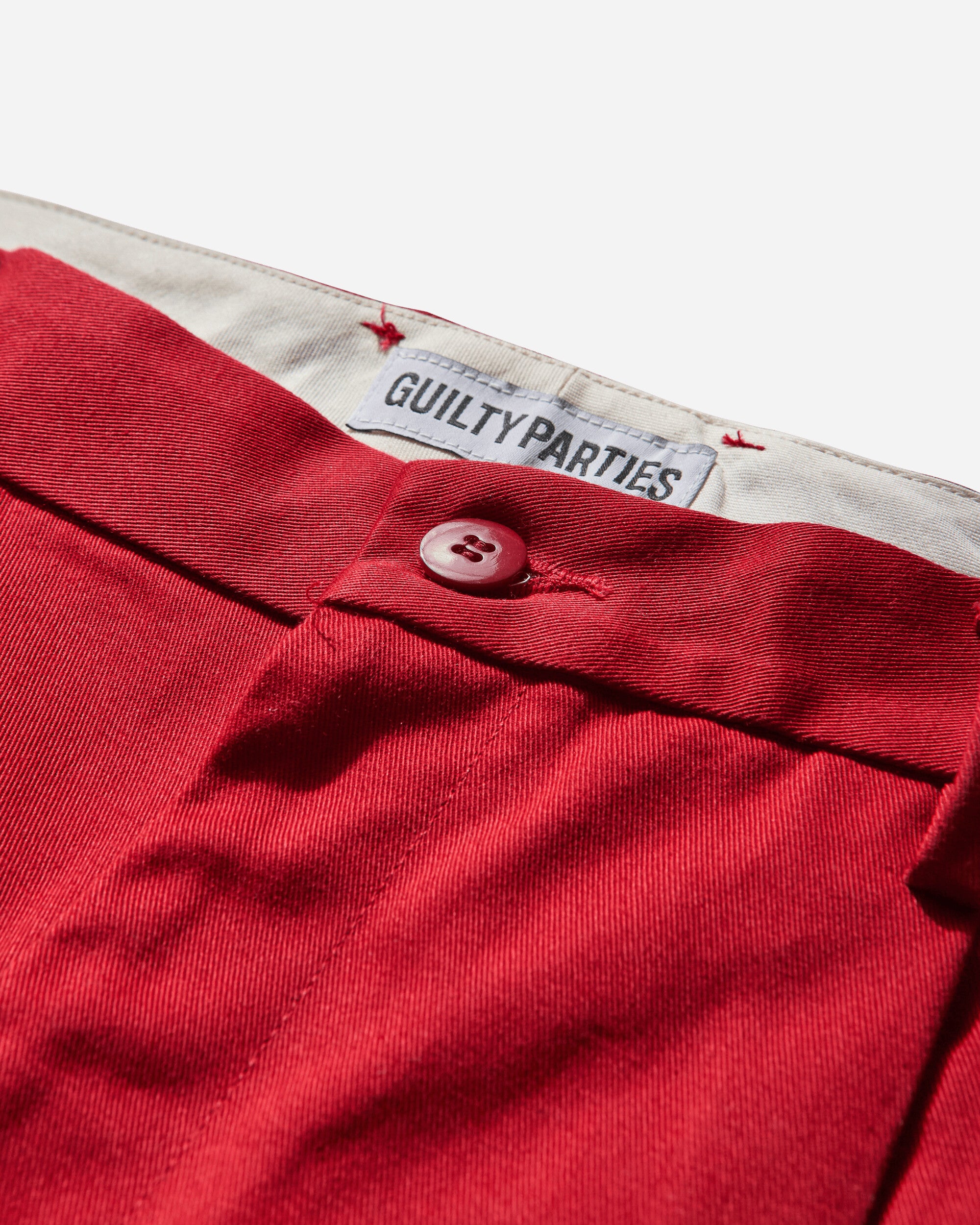 WACKO MARIA Double Pleated Chino Trousers Red Pants Chinos 25SS-WMP-PT13 RED