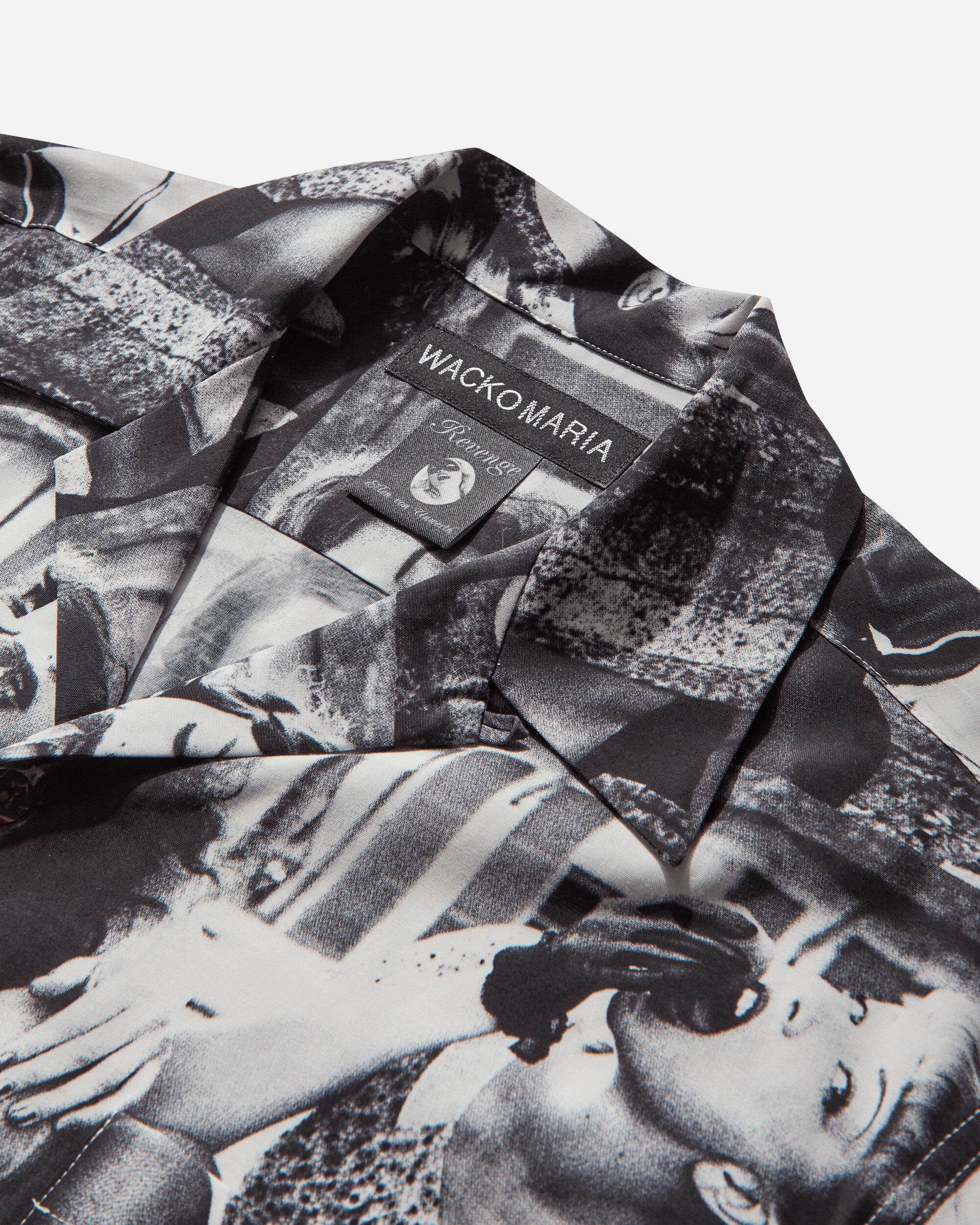 WACKO MARIA Ellen Von Unwerth / S/S Hawaiian Shirt ( Type-2 ) White Shirts Shortsleeve Shirt EVU-WM-HI02 WHITE