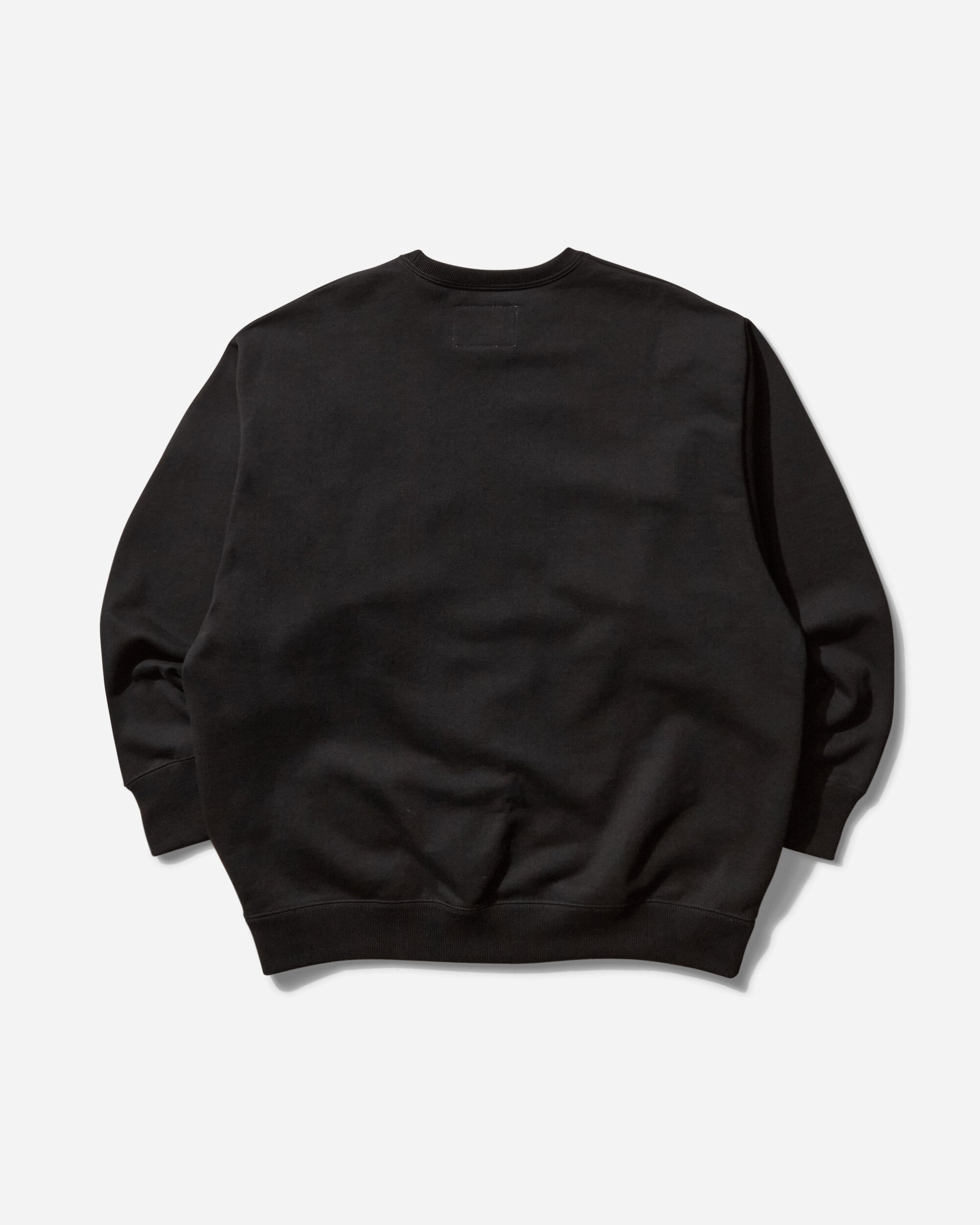 WTAPS Wut/Sweater/Cotton Black Sweatshirts Crewneck 251ATDT-CSM05 BLACK