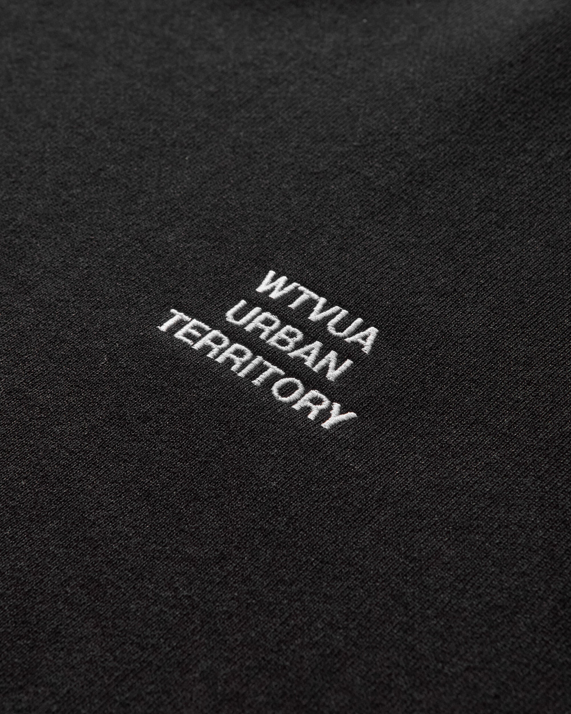 WTAPS Wut/Sweater/Cotton Black Sweatshirts Crewneck 251ATDT-CSM05 BLACK