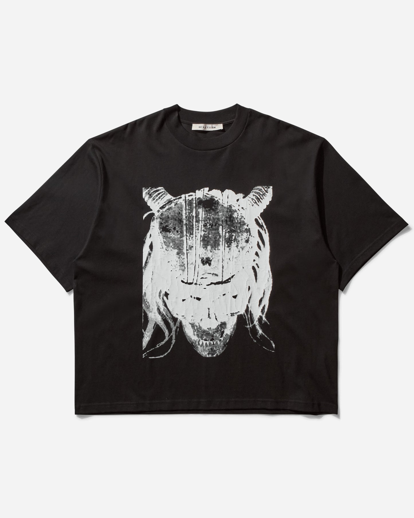 1017 ALYX 9SM Skull Oversized Tee Black T-Shirts Shortsleeve AAMTS0516FA01 BLK0001