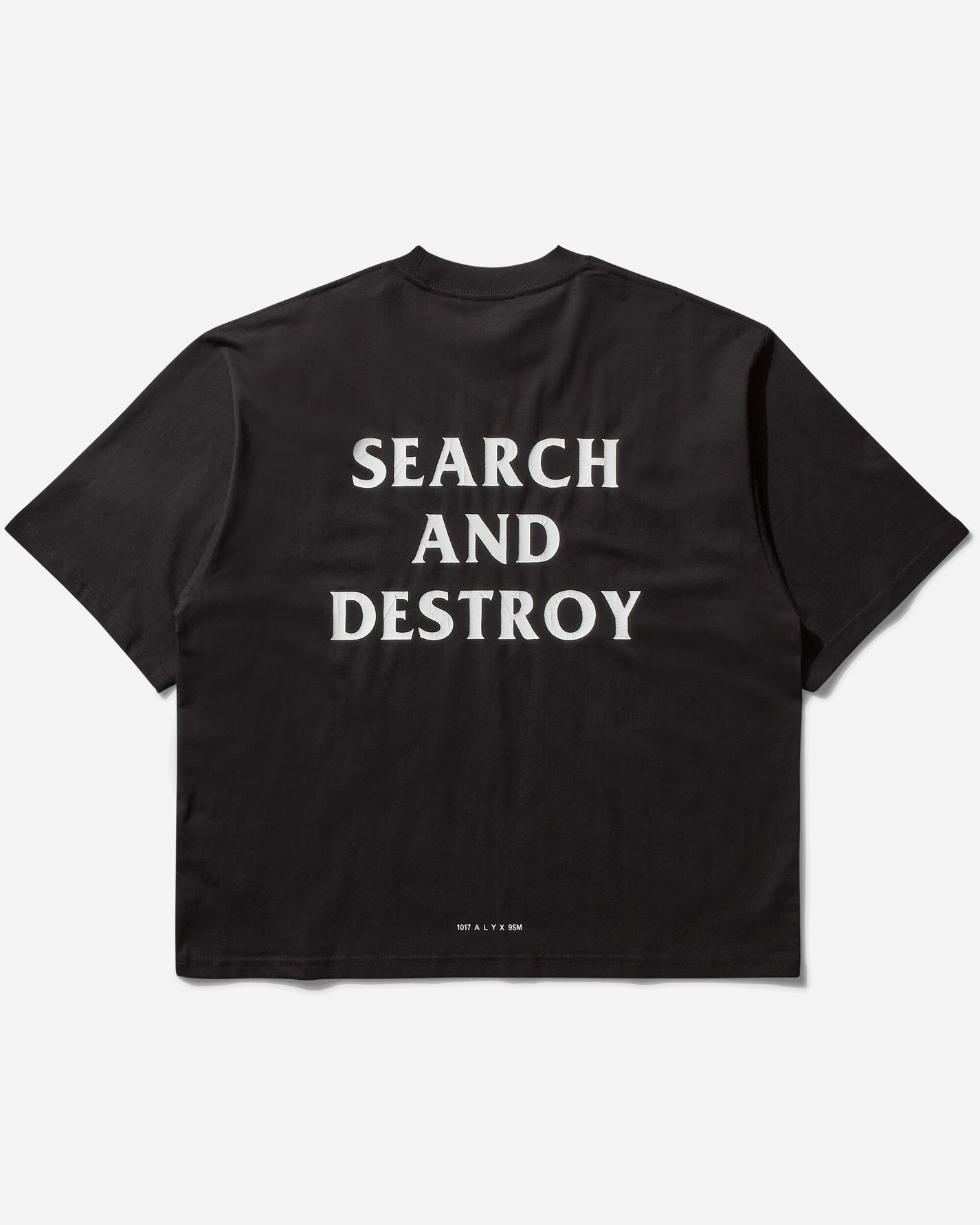 1017 ALYX 9SM Skull Oversized Tee Black T-Shirts Shortsleeve AAMTS0516FA01 BLK0001