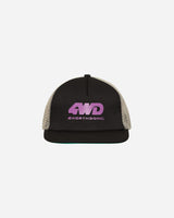 4 Worth Doing Bumper Logo Trucker Hat Black Hats Caps 4WDSS23HT1 BLACK