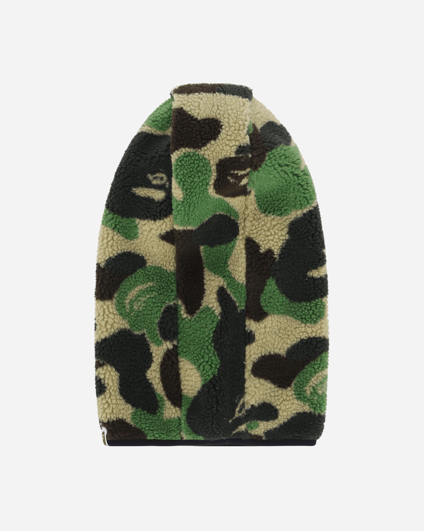 A Bathing Ape Abc Camo Boa Fleece  Balaclava M Green Hats Balaclavas 1K80181007 GREEN