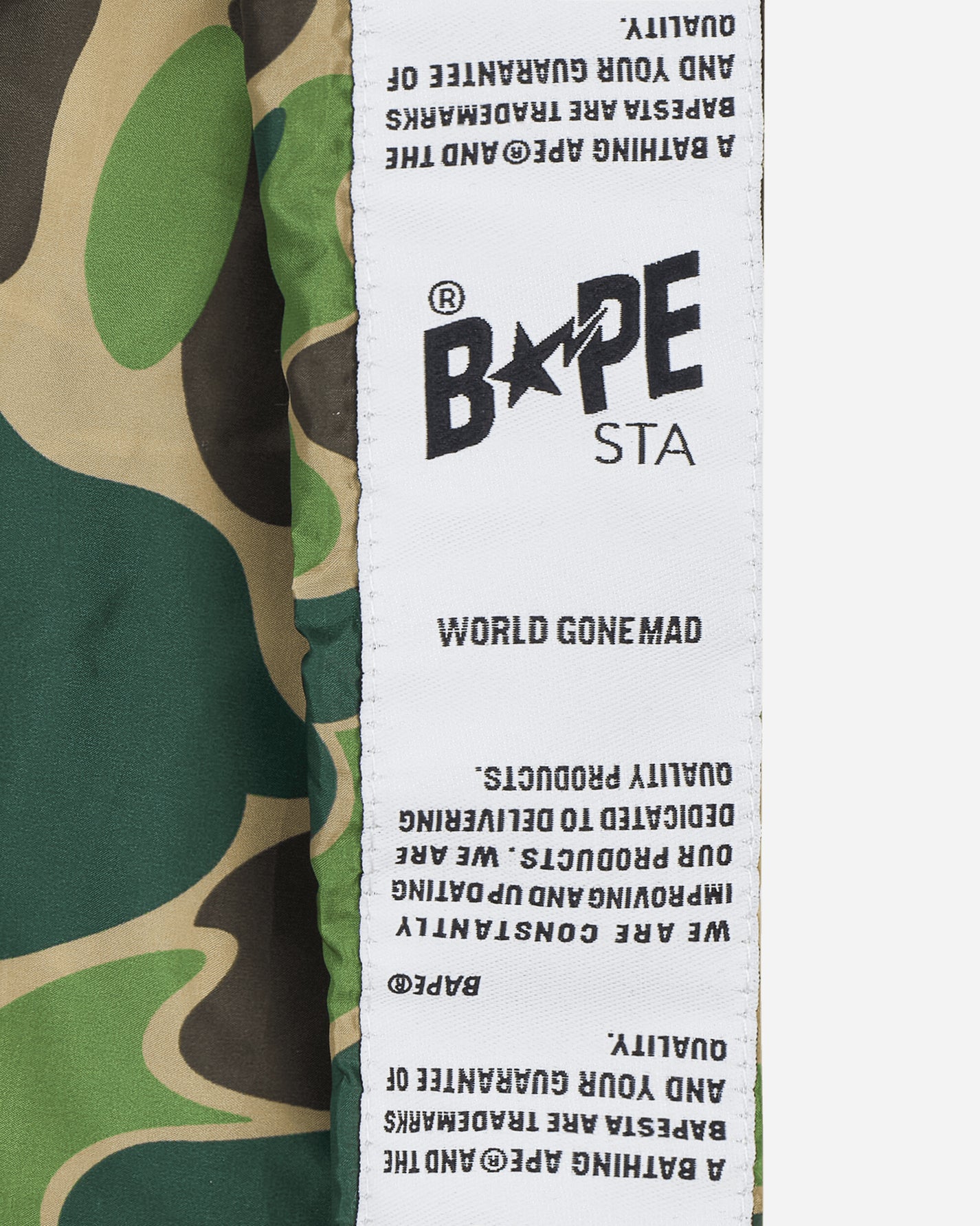 A Bathing Ape Abc Assortment (M) M GREEN Bags and Backpacks Cases 1F80182031 002