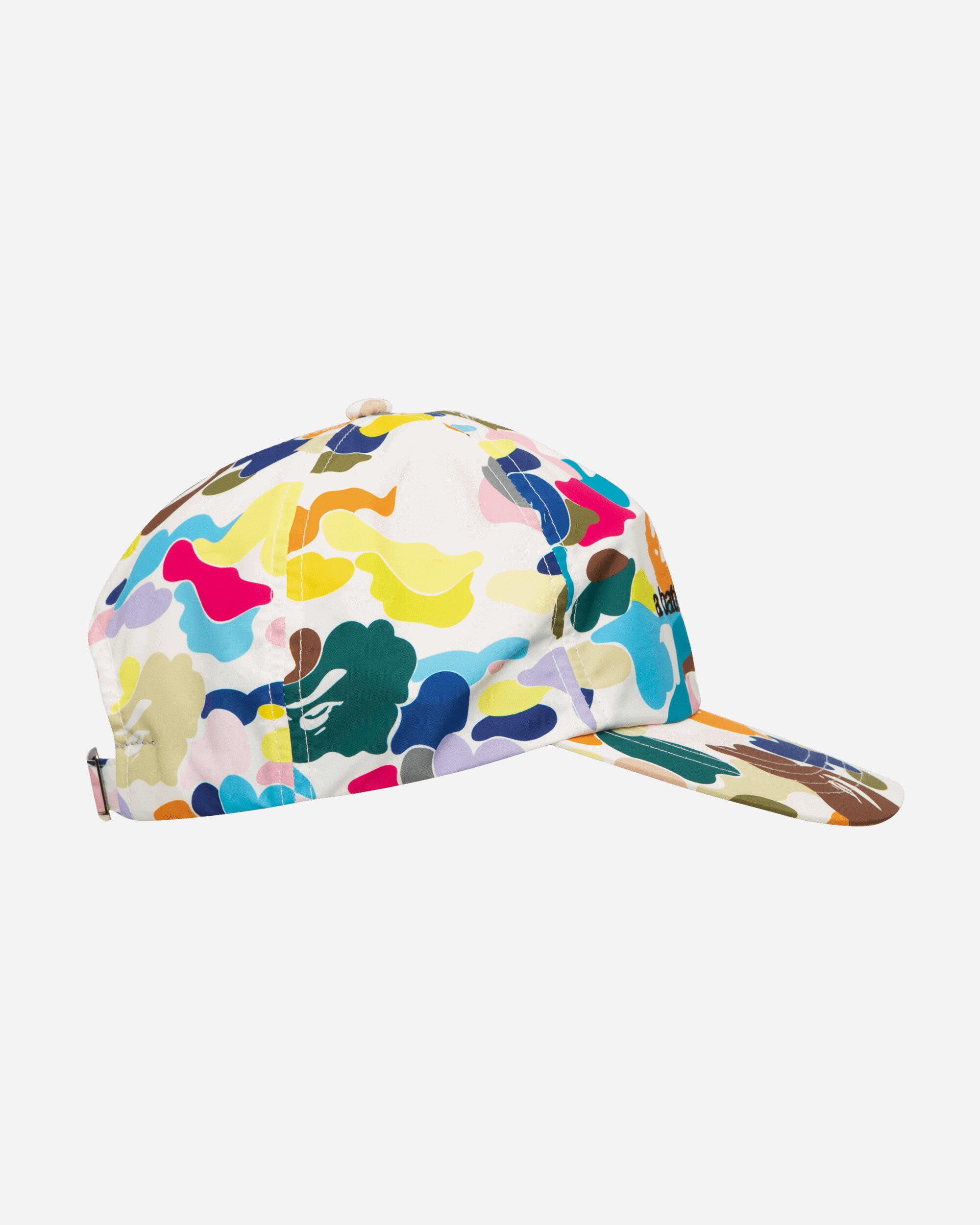 A Bathing Ape Multi Camo Embroidery Panel WHITE Hats Caps 1G80180018 WHITE